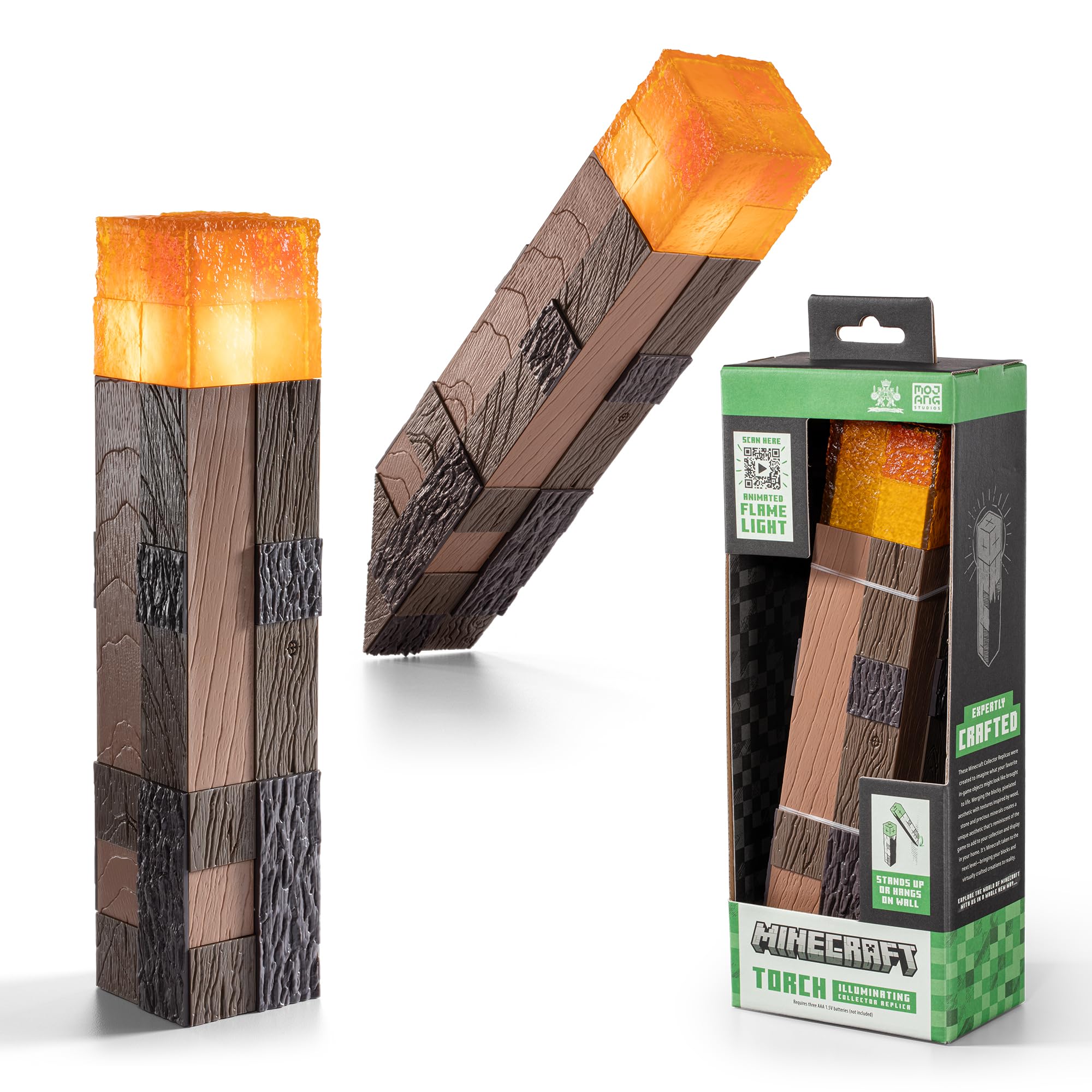The Noble Collection Minecraft Torch Illuminating Collector Replica