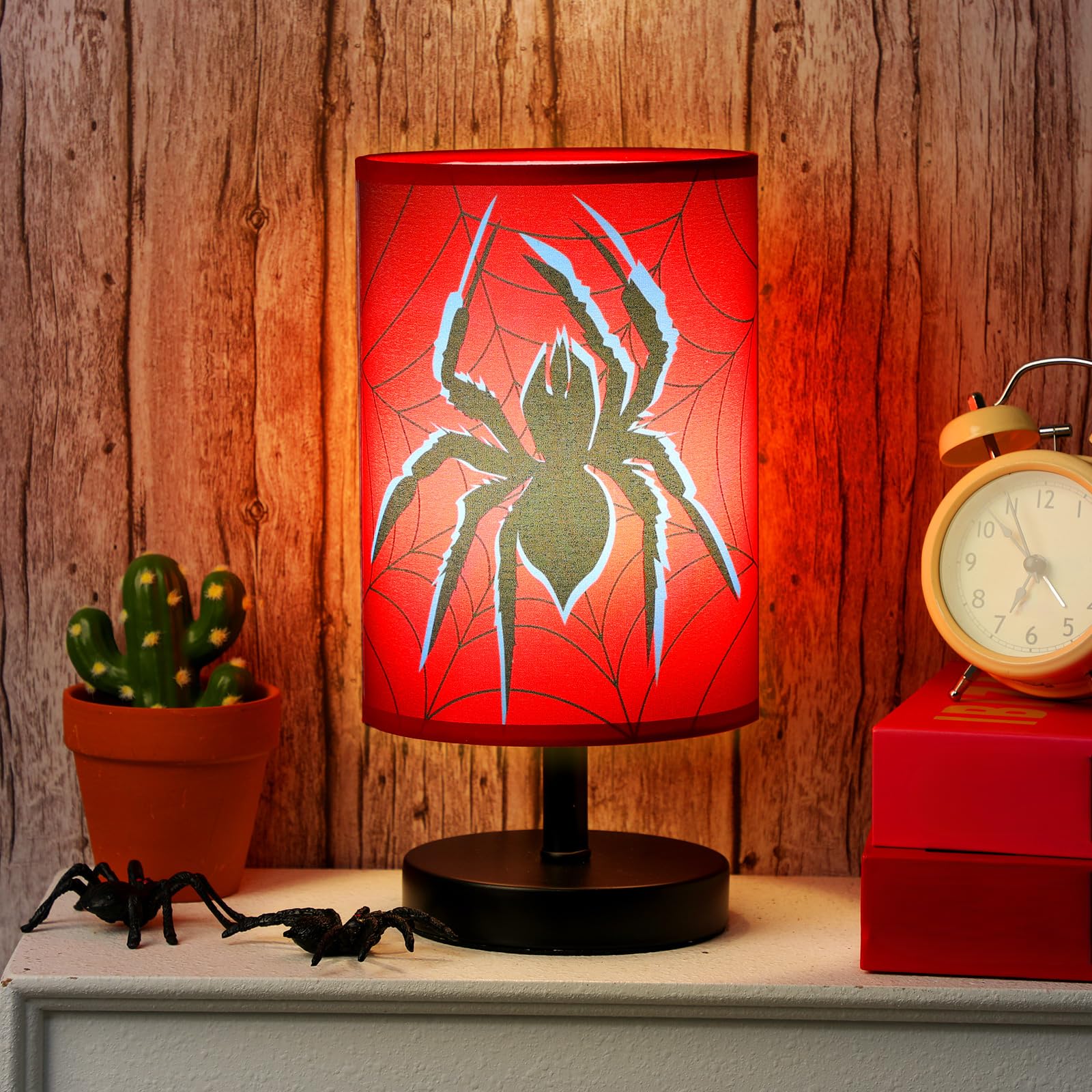 Glooglitter Spider Table Lamp, Dimmable Lights, 9.72x5.12 Inch, Linen, Classic Color, Model JEI-Glooglitter-1422