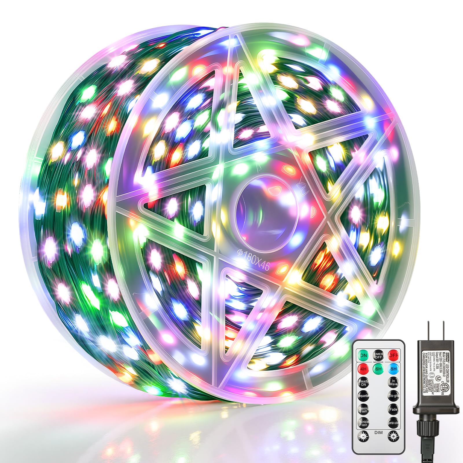 Mlambert 1050 Led Christmas Lights 344Ft  Outdoor Waterproof Dimmable Fairy Lights With Remote  8 Modes Indoor Lighting For Holiday D?Cor  Multicolor