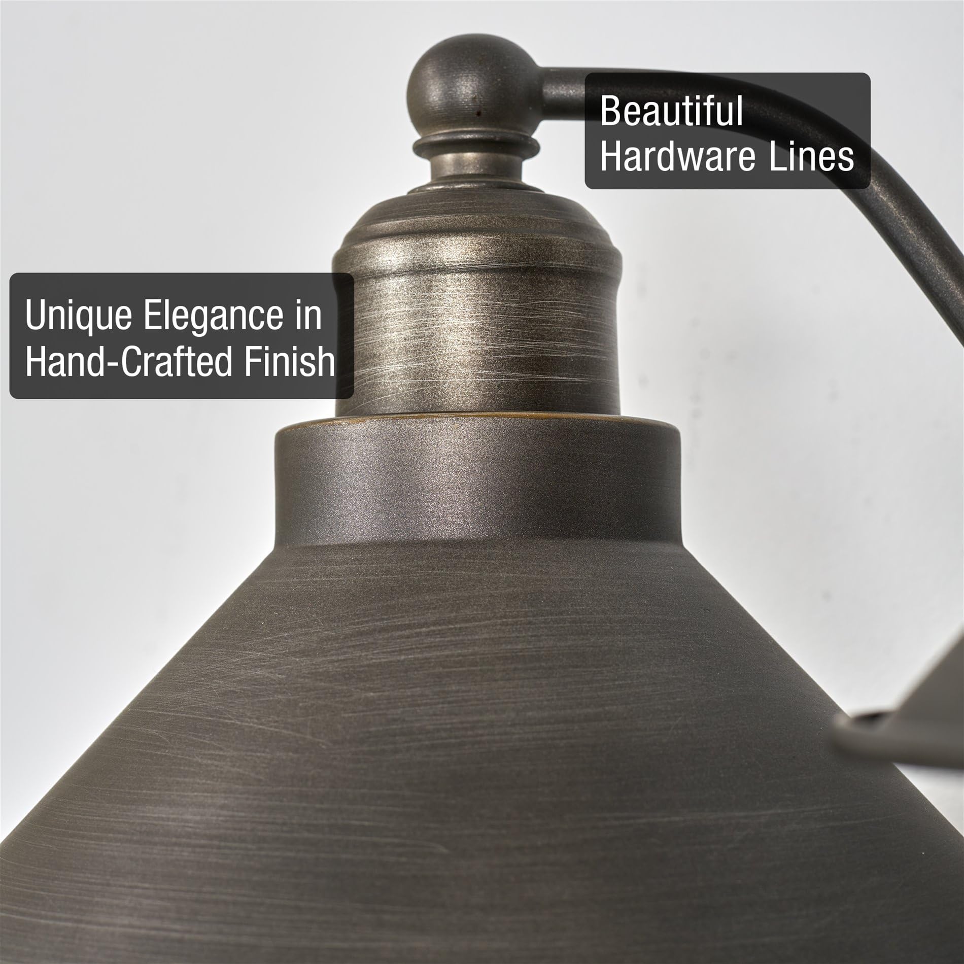 Kira Home Welton 25.5 Modern Industrial 3-Light Vanity/Bathroom Light, Brushed Dark Industrial Bronze Finish