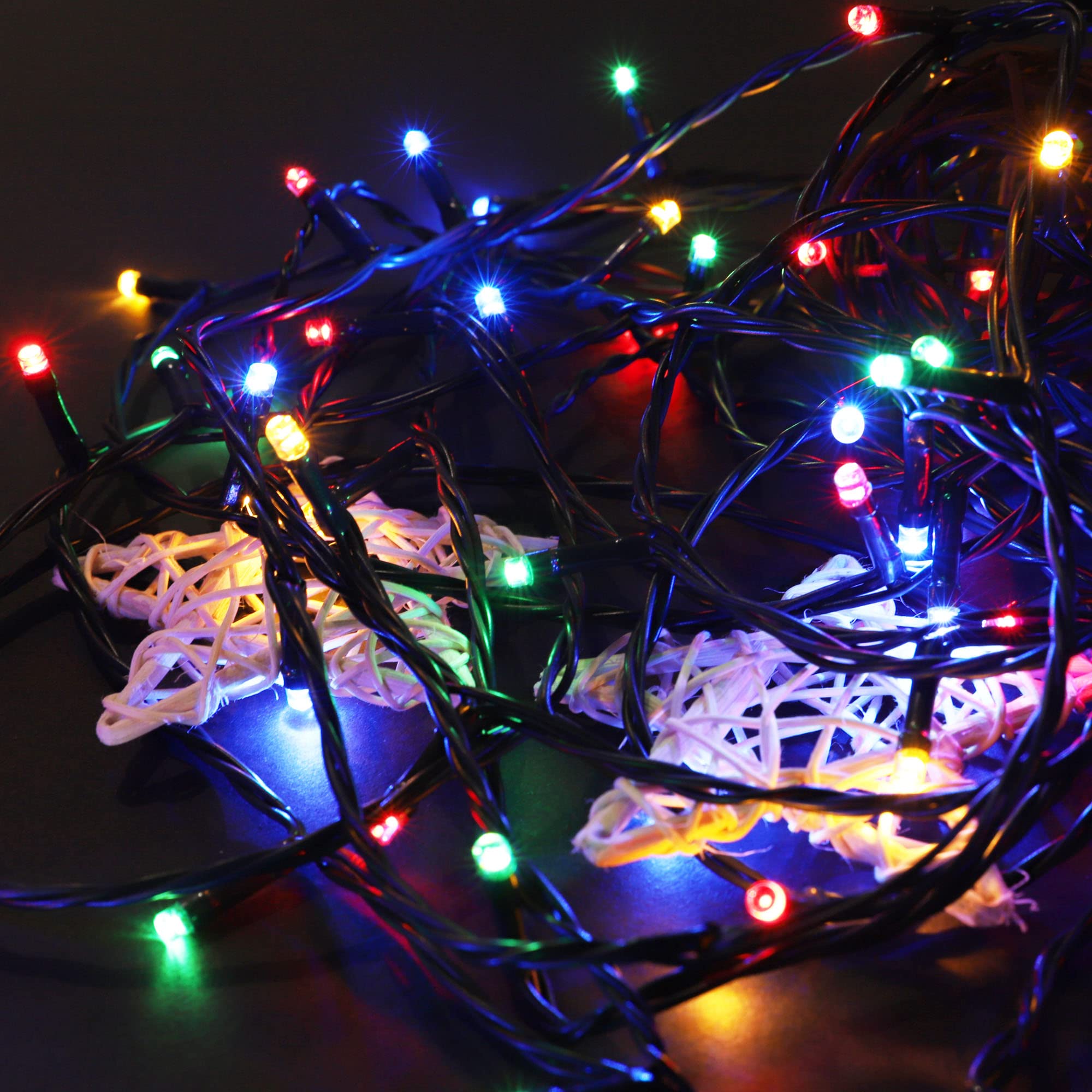 100-1000 Led Christmas Lights, Low Voltage Fairy String Lights With 8 Modes, Ideal For Xmax Tree, Garden, Home, Party, Halloween Festival Deco (300 Leds, Multi-Colored)