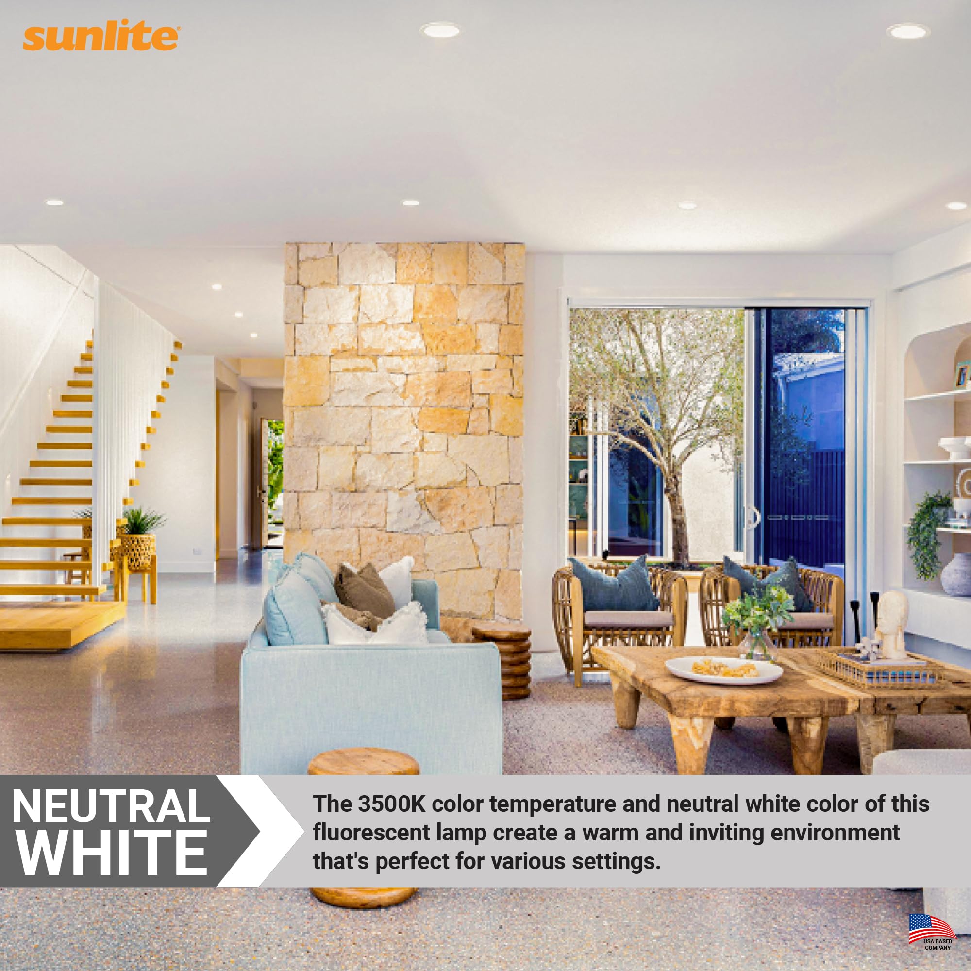 Sunlite Compact Fluorescent PLD 4 Pin Double U-Shaped Twin Tube Light Bulb, 26 Watts, 120 Volts, 4 PinG24q3 Base, 1560 Lumens, 3