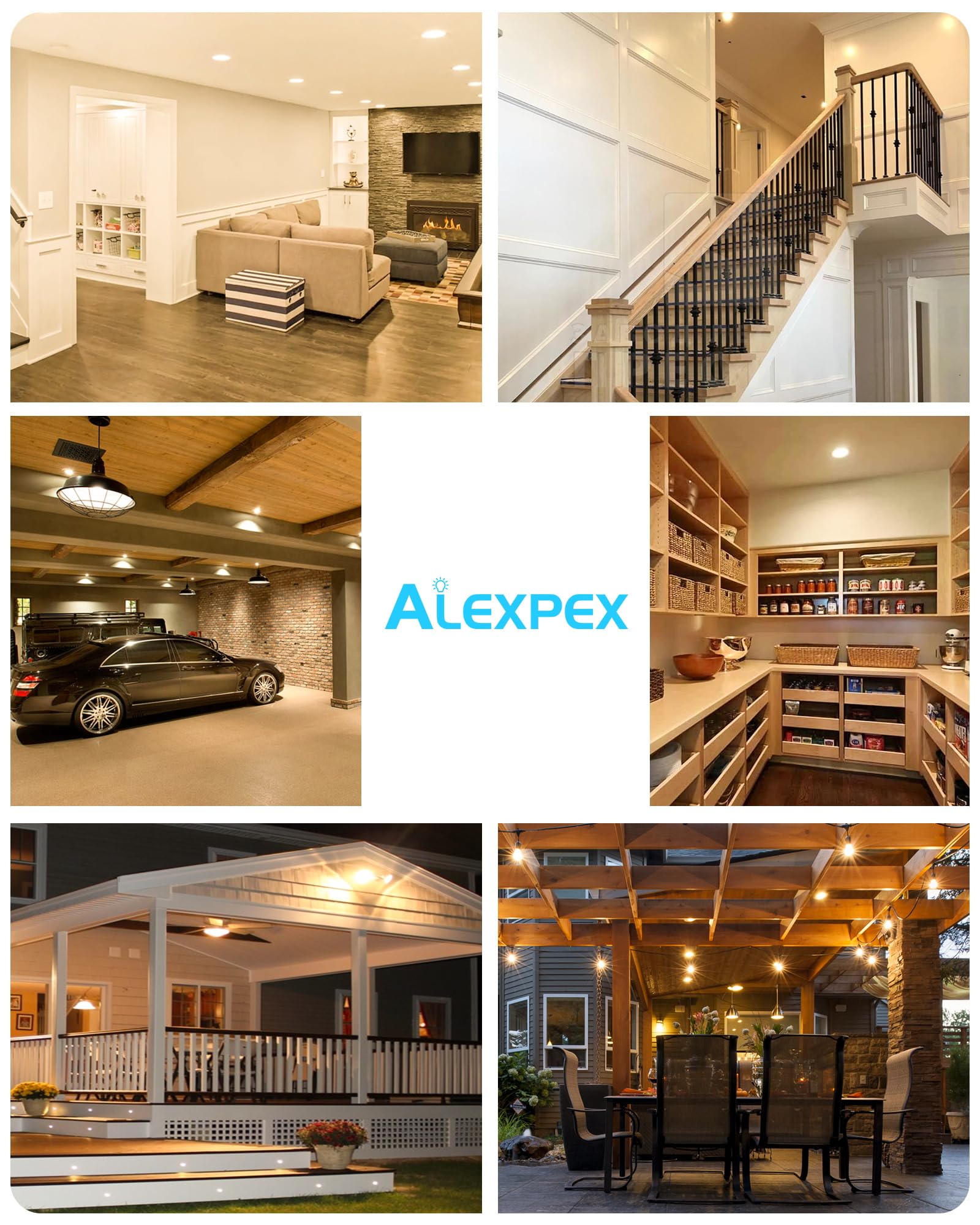 Alexpex Motion Sensor Light Bulbs, 13W(100W Equivalent) 1100Lm Motion Activated Auto Dusk To Dawn Led Bulb, A19 E26 2700K Warm W