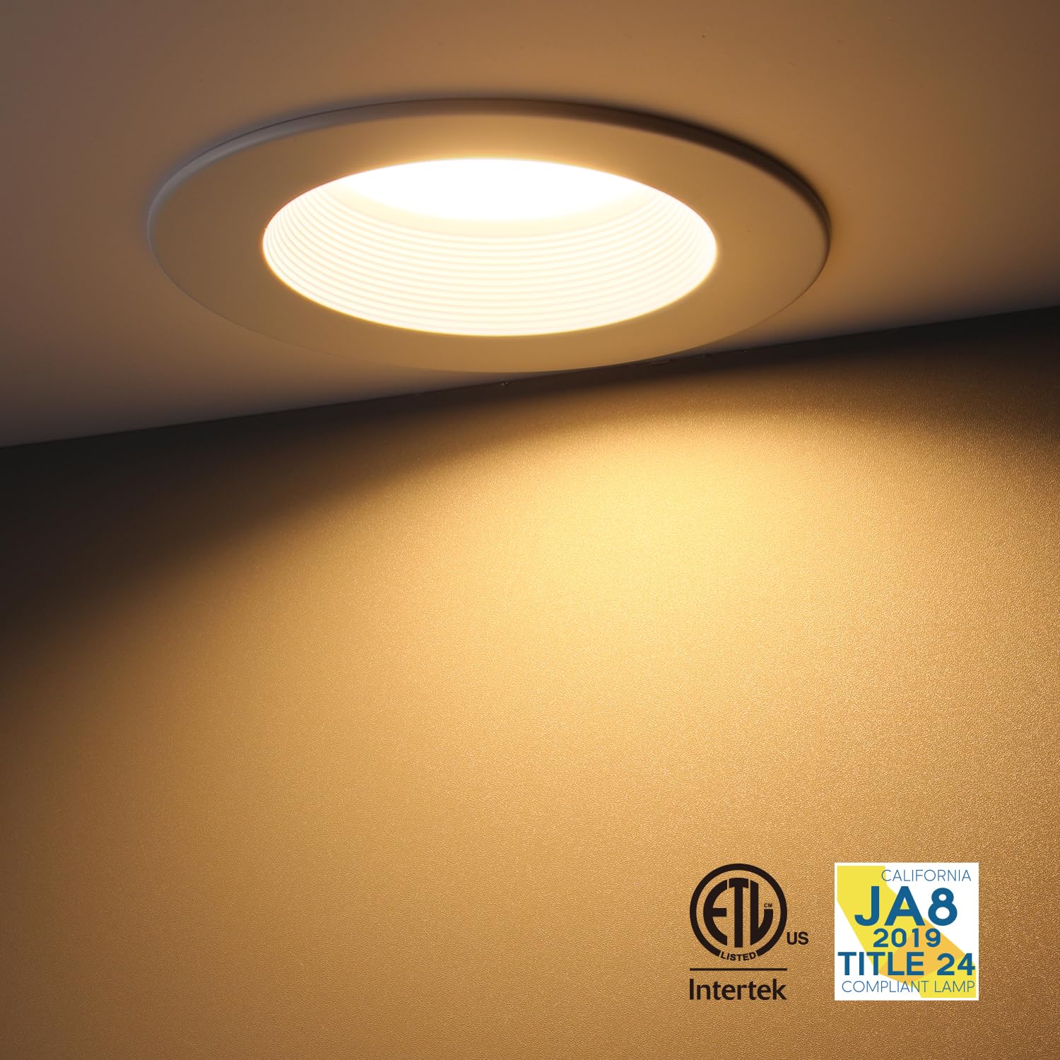 TORCHSTAR 6 Inch 5CCT LED Recessed Lighting Retrofit Downlight, 1200LM, Dimmable, Model 52289
