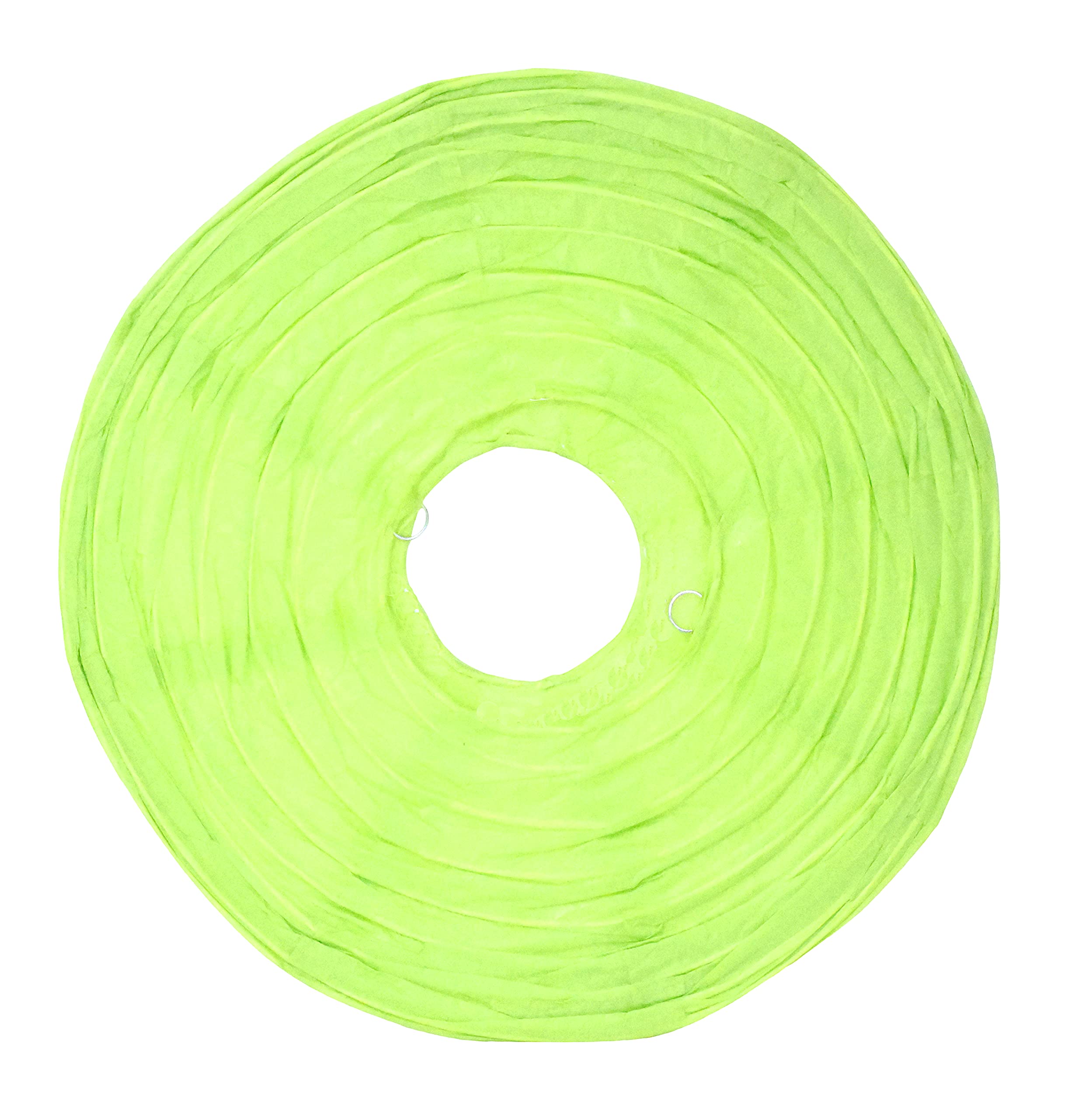 Mudra Crafts Lime Green Paper Lanterns Wedding Party Decorations - 12 In 10 Round Japanese Chinese Lanterns Decorative Hanging C