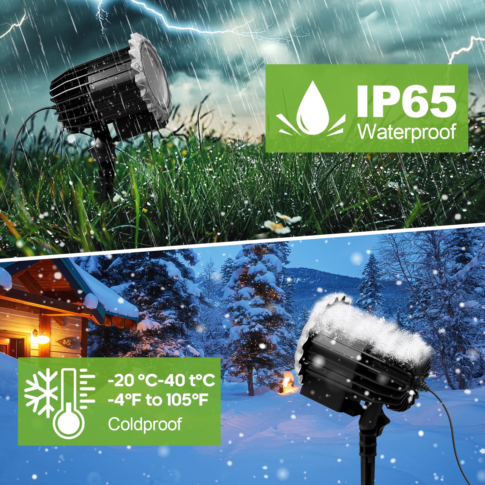 Christmas Nativity Scene Projector Lights Outdoor Indoor,Waterproof Holiday Projector With Stars,Christmas Decorations Light For