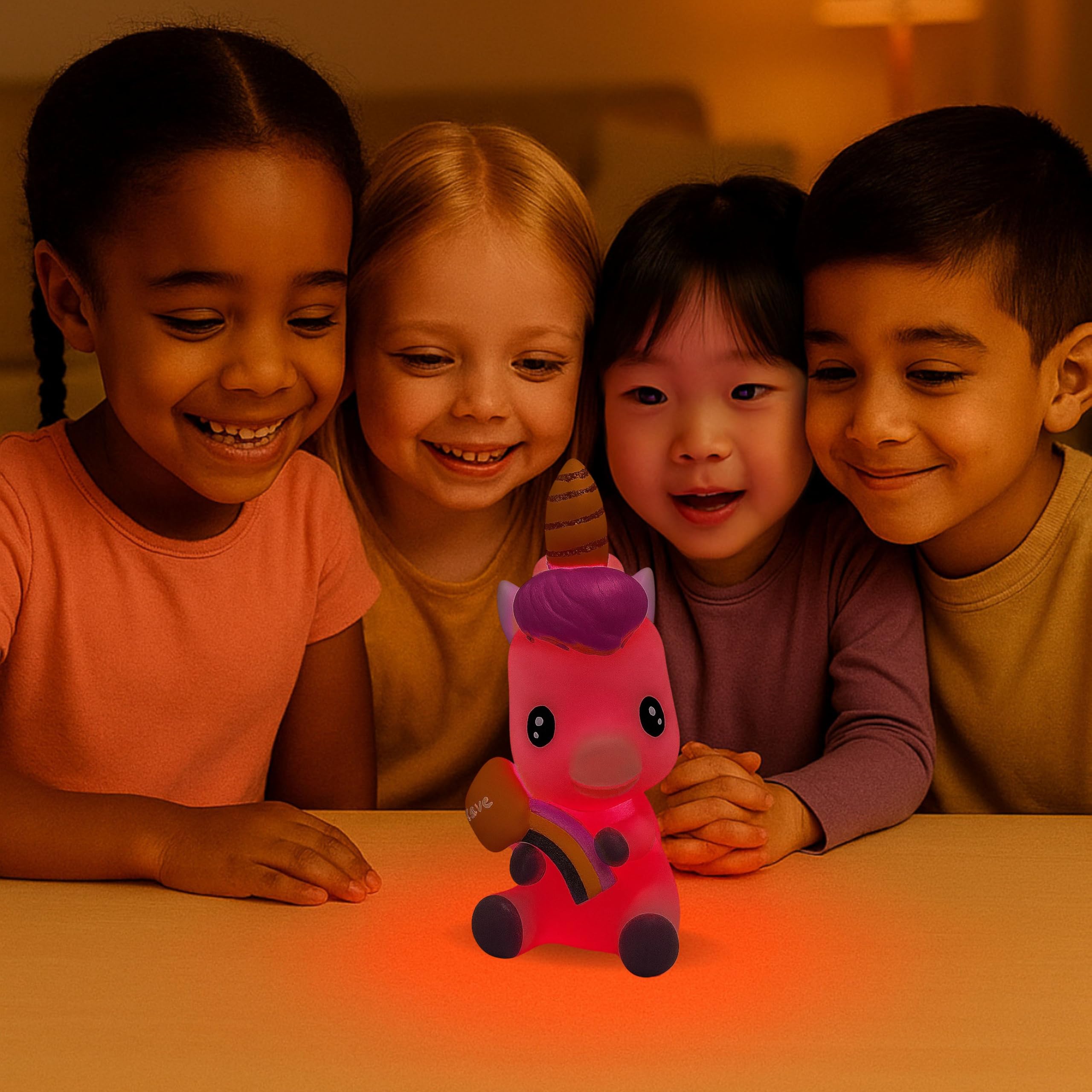 Beeblosie discomfort-reducingt Your Own Unicorn Night Light Kit For Kids Ages 4-8 - Diy Color-Changing Led Lamp Craft Set With discomfort-reducingts  Brushes  Gems & Glitter - Creative Arts & Crafts Gift For Girls
