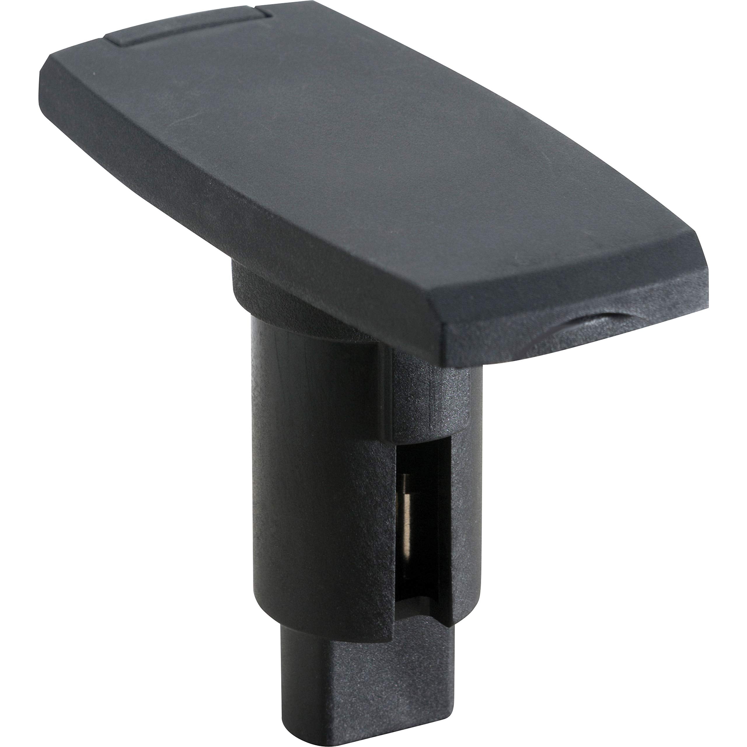 Attwood 910V3B-7 LightArmor Plug-in Base - 3-Pin Rectangle, Black