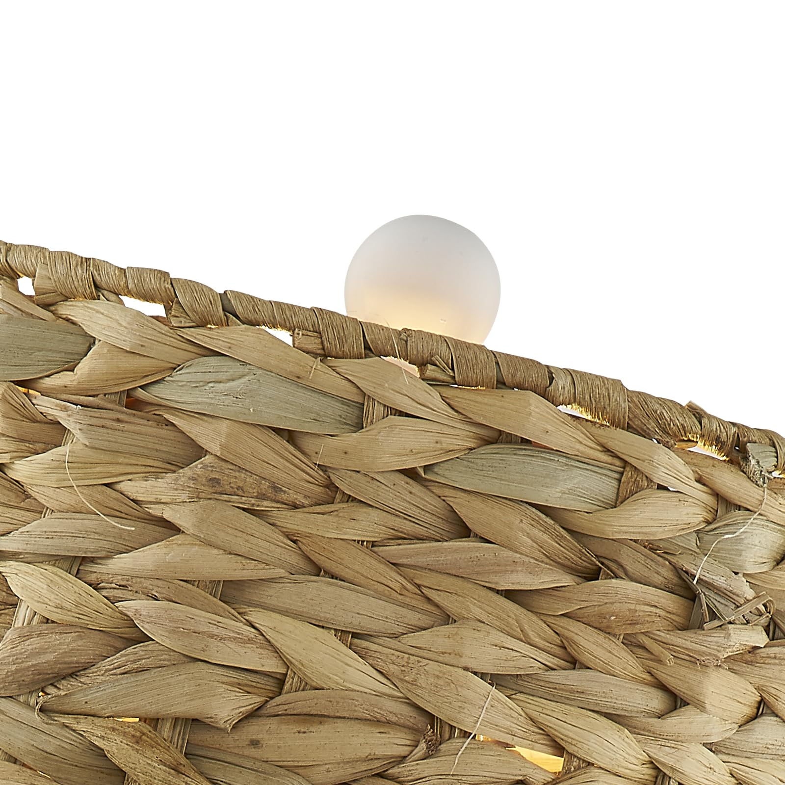 Maxax 26'' Farmhouse Table Lamps Set Of 2, Coastal Table Lamps With Rattan Shade For Living Room, Boho Cottage Wicker Lamps, Bea