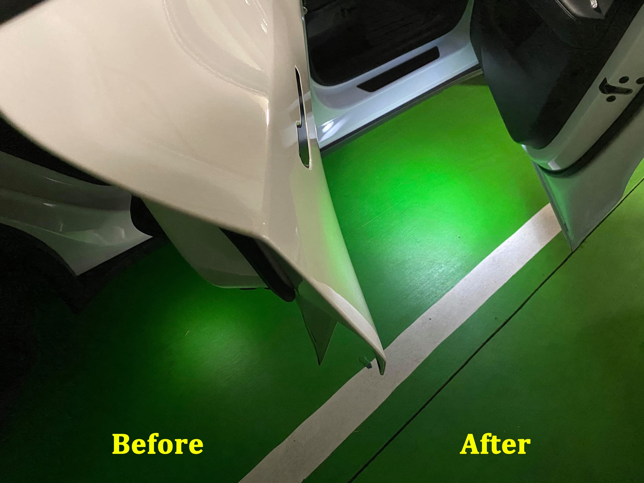 Carwiner Compatible With Tesla Model 3/Y/S/X Ultra-Bright Interior Led Lighting Bulbs Kit Accessories Fit Trunk, Frunk, Door Puddle, Foot-Well Lights (4 Pack) (White)