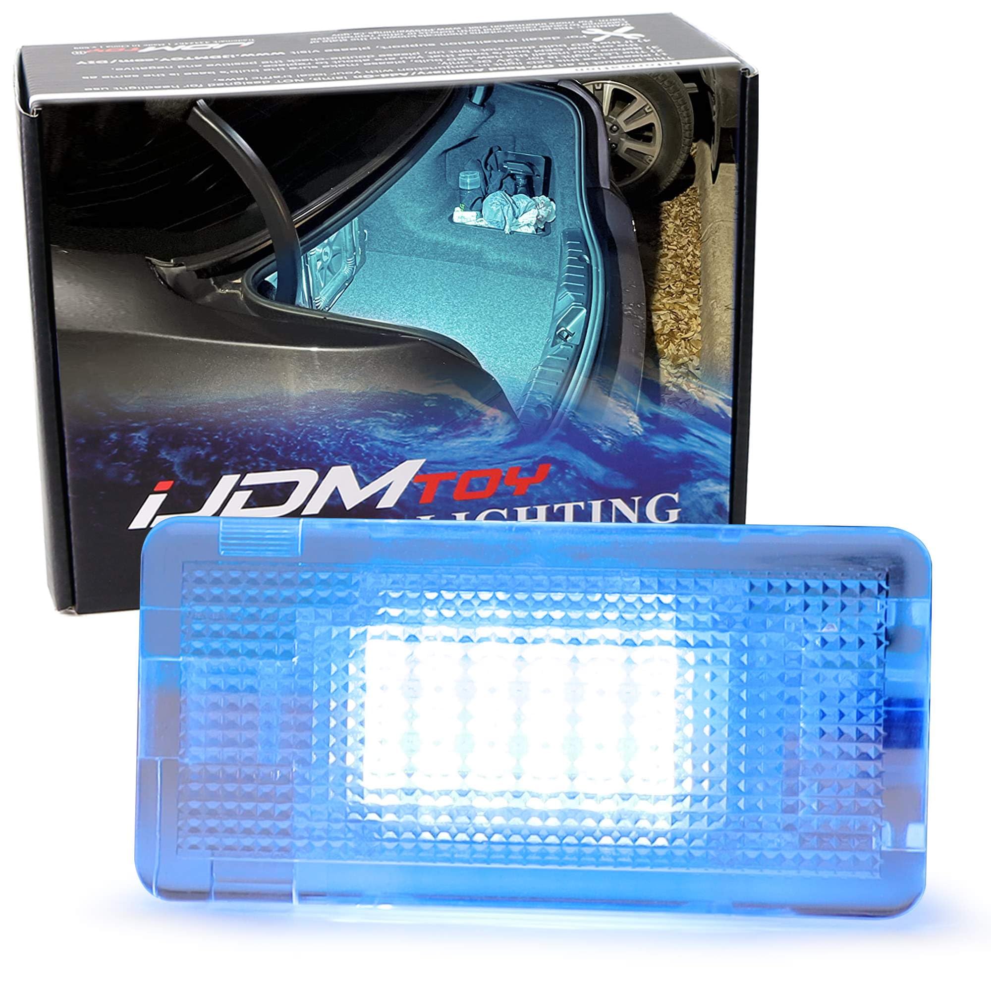 iJDMTOY LED Trunk Cargo Light Assembly for BMW 3 5 6 7 Series X1 X5 MINI, 2W Aqua Ice Blue, CAN-Bus Error Free