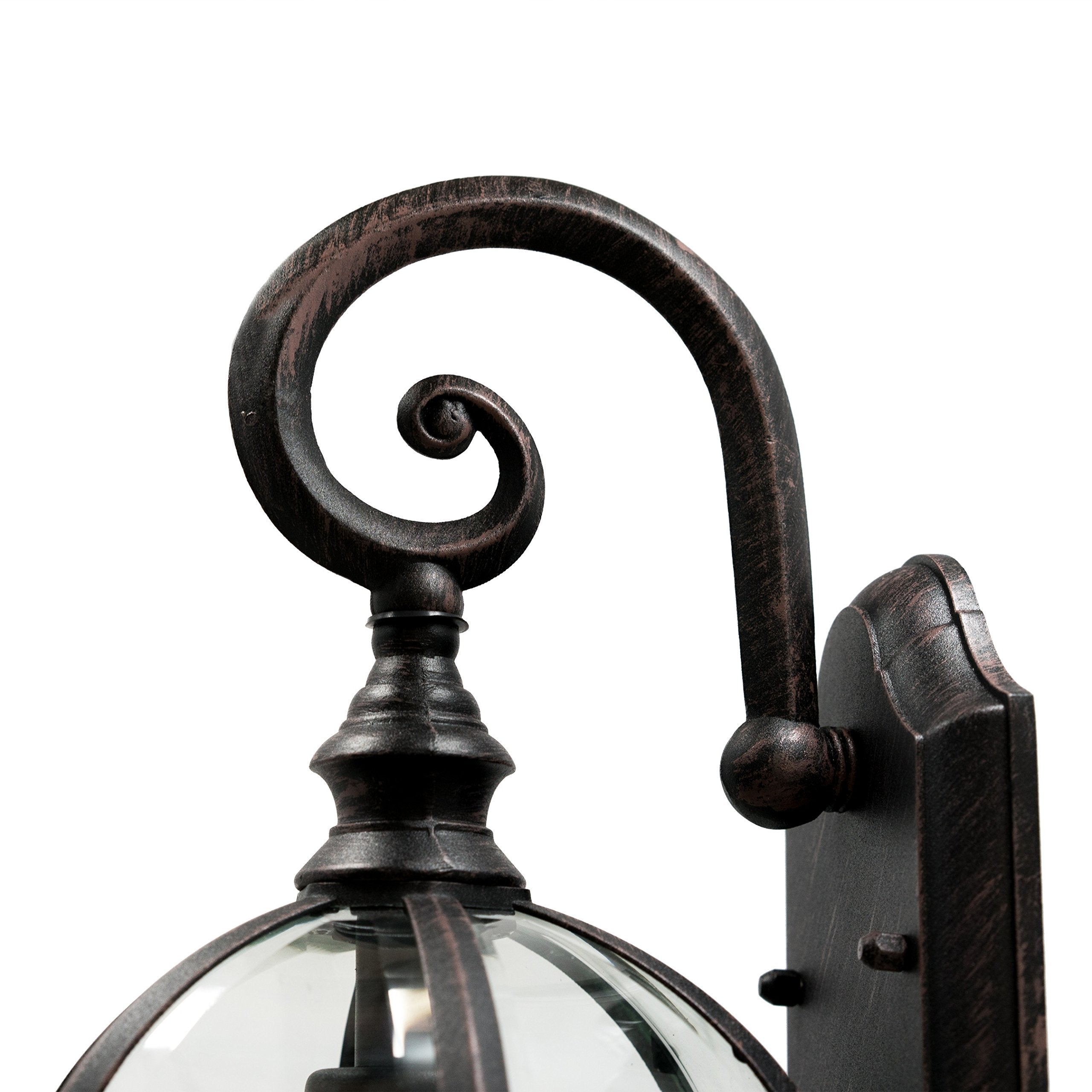 Trans Globe Lighting 4181 Bk Wentworth Collection 15 Inch One Light Outdoor Wall Lantern I Black Finish I Traditional Style Ligh