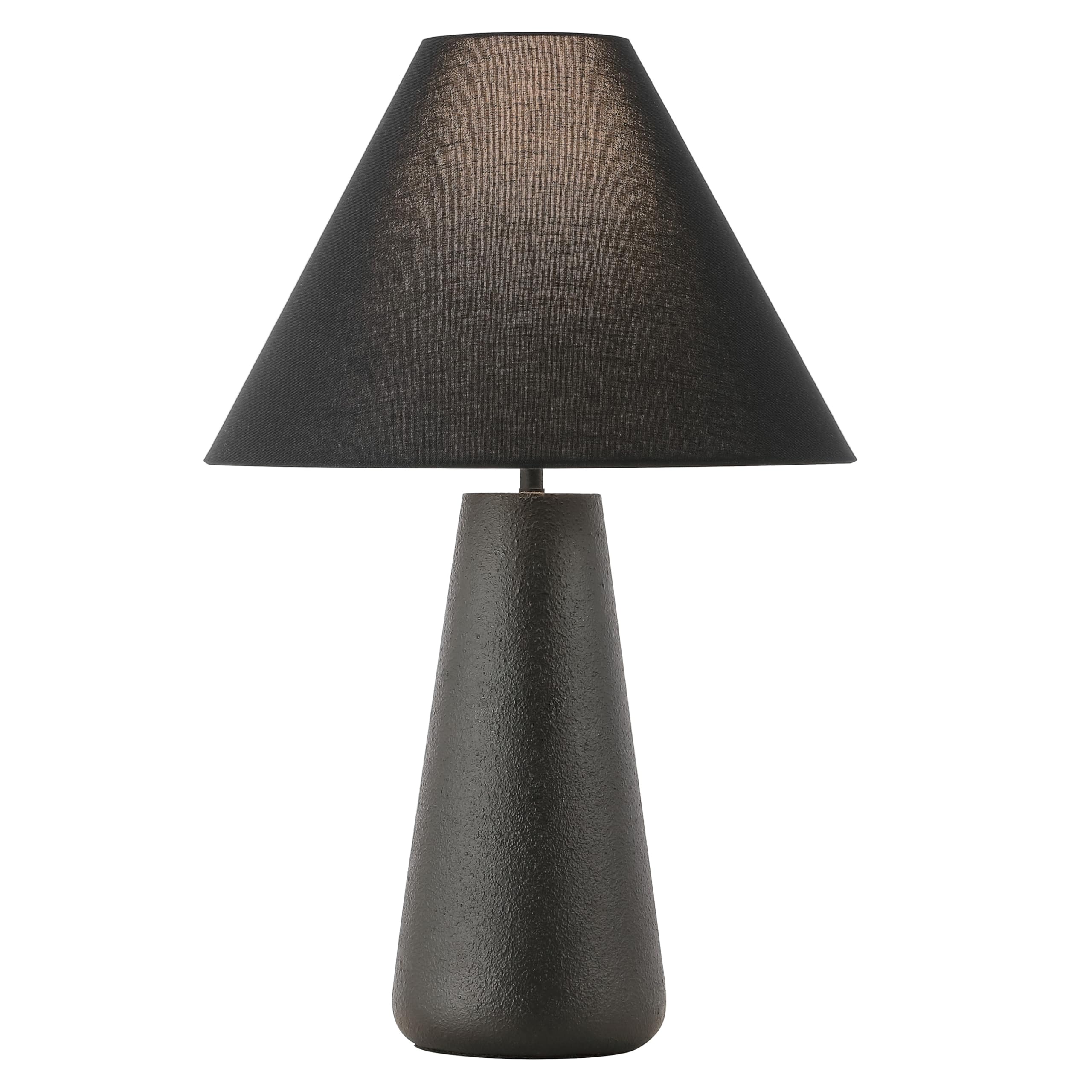 SAFAVIEH Lighting Collection Piper Black Resin 27-inch Table Lamp for Bedroom, Living Room, Home Office, Desk, Nightstand (LED B