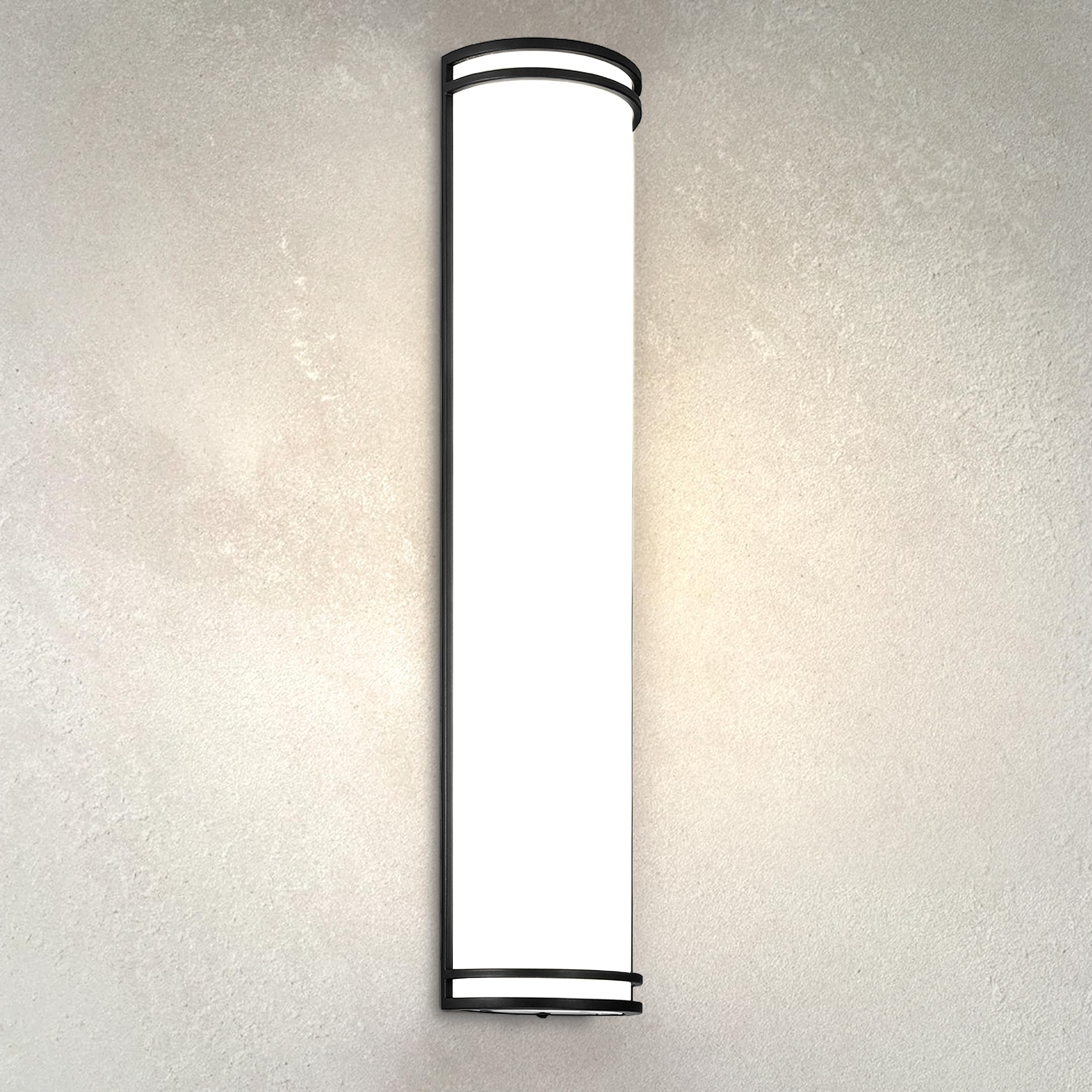 ASD 36 Inch LED Outdoor Wall Mount Light Fixture - Matte Black, Dimmable, 30W, ETL Certified, Model A-LWS21M36D30CCBK