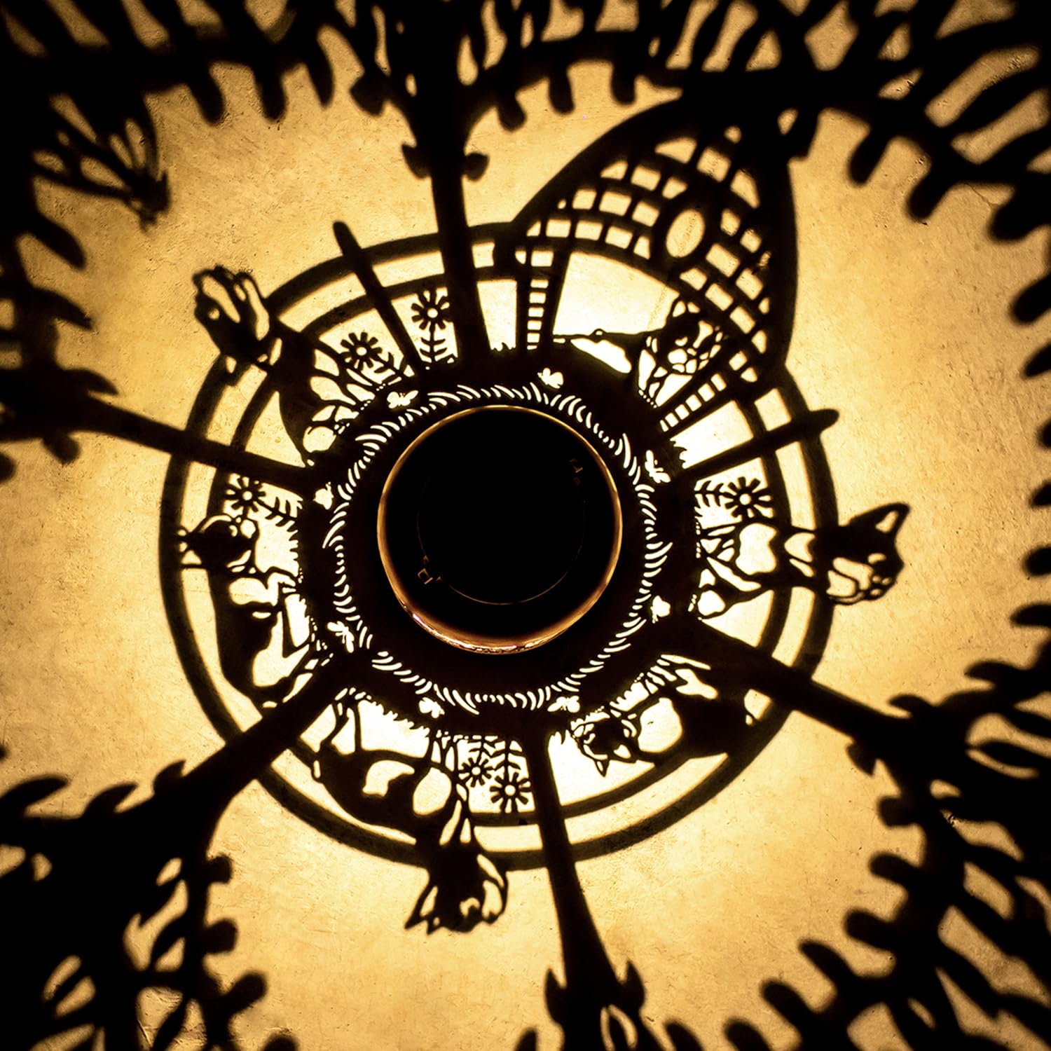 2 Pack French Bulldog Solar Lanterns Outdoor Waterproof,Hanging Solar Lights French Bulldog Gifts For Women Men Metal Led Decora