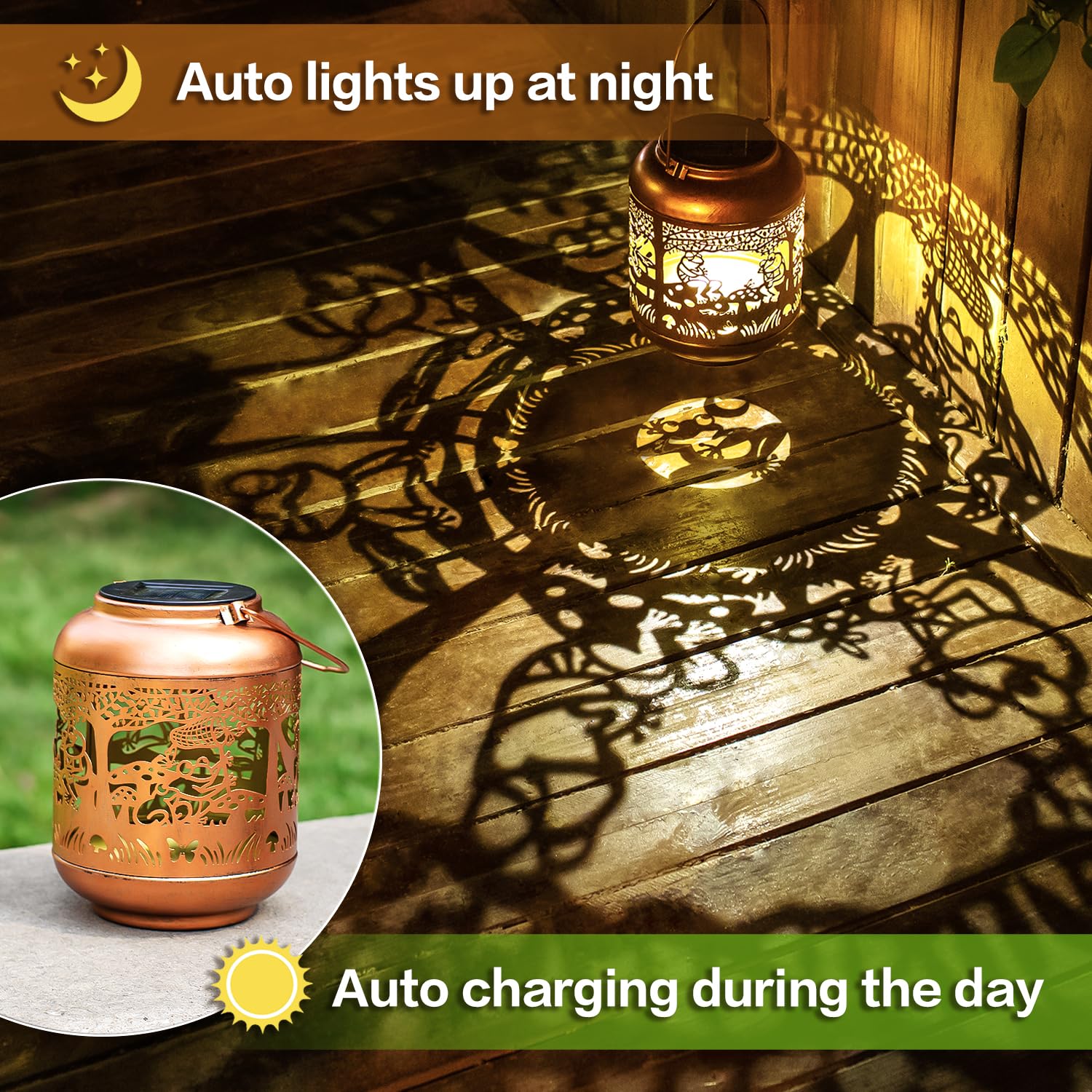 Frog Solar Lanterns Outdoor Waterproof,Hanging Solar Lights Frog Gifts For Women Men Metal Led Decorative Light For Yard,Patio,Lawn,Tabletop,Pathway,Landscape,Garden Decor