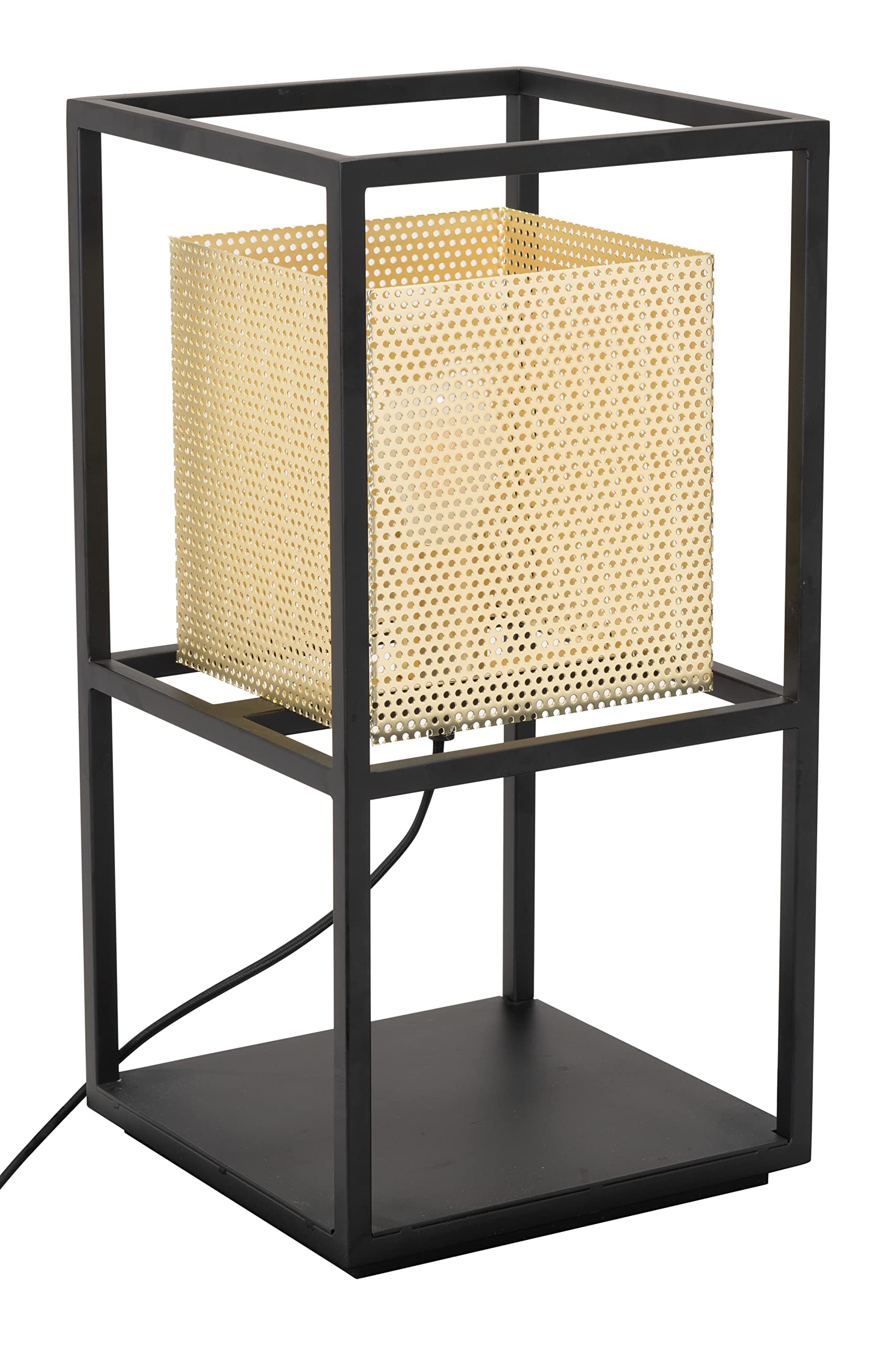 Zuo Yves Gold & Black Metal Table Lamp - Modern Decorative Lighting For Home Decor