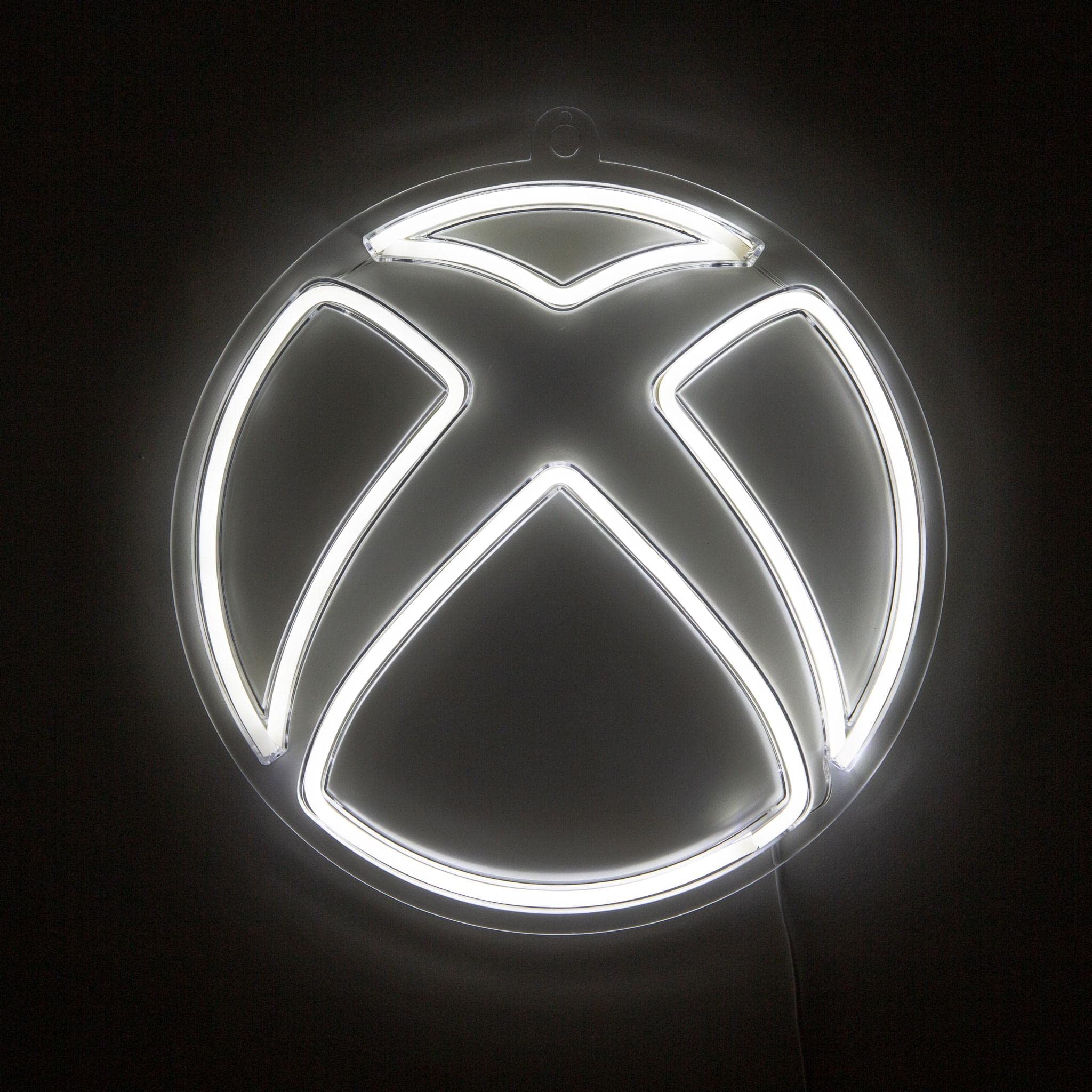 Ukonic Xbox Logo USB-Powered LED White Neon Wall Light Sign | Ready to Hang Wall Decor Artwork | 10 Inches Tall
