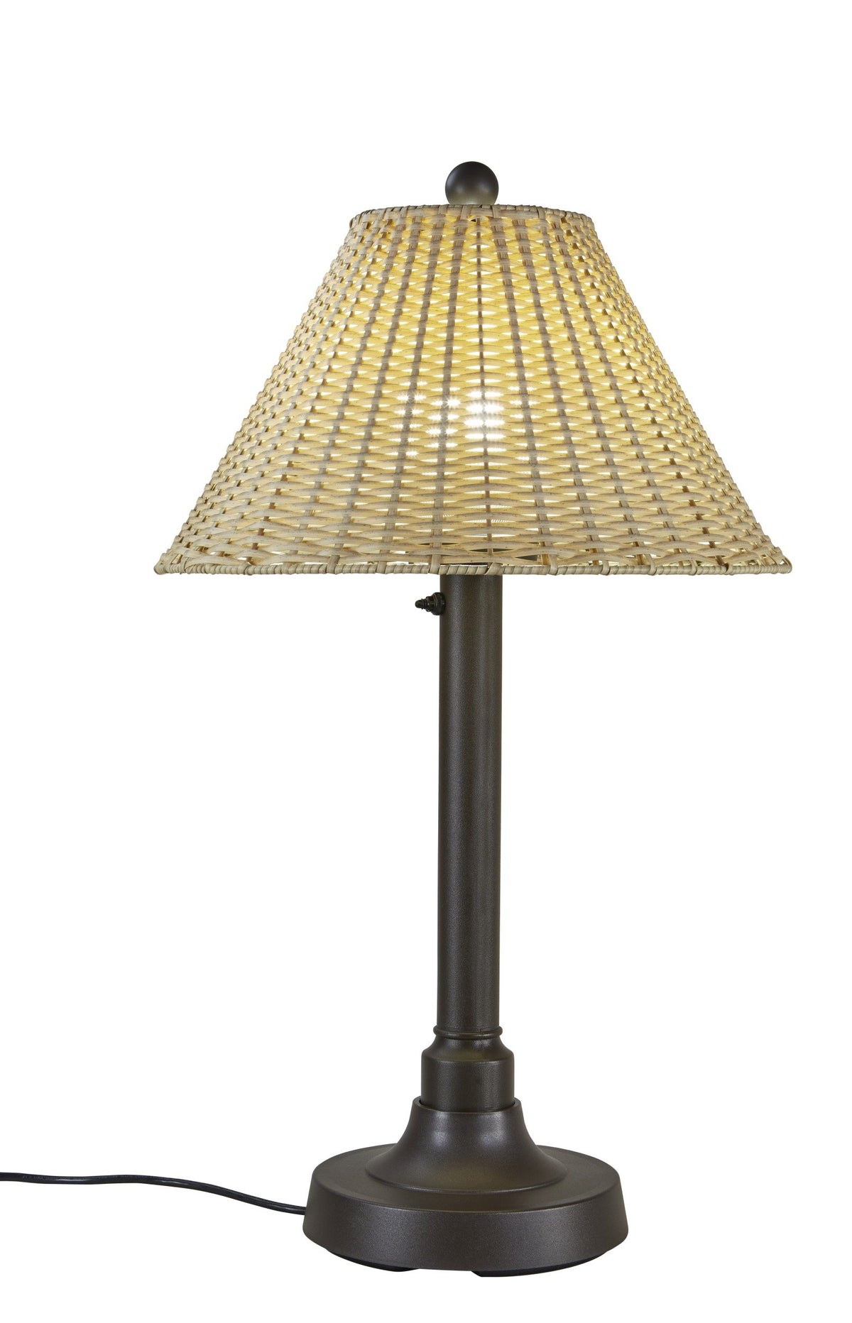 Patio Living Concepts Tahiti 34&quot; Outdoor Table Lamp - 2&quot; Tubular Acrylic Body