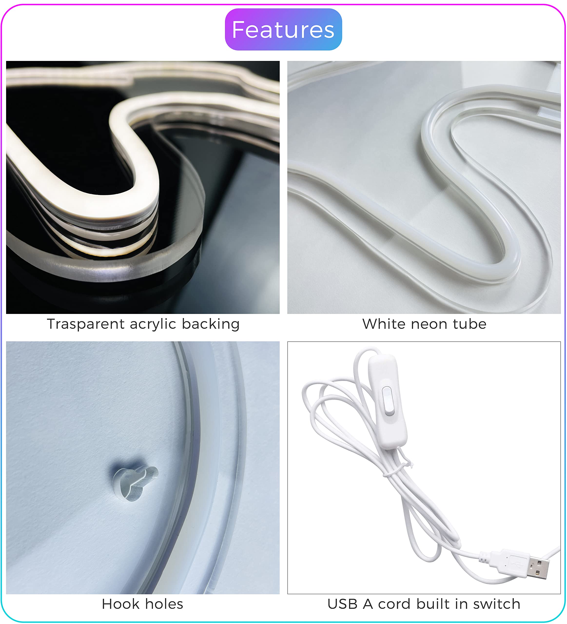 Heliwey Led Tooth Neon Sign - Dental Office Wall Decor, Gift For Dentist & Dental Students, Cool White