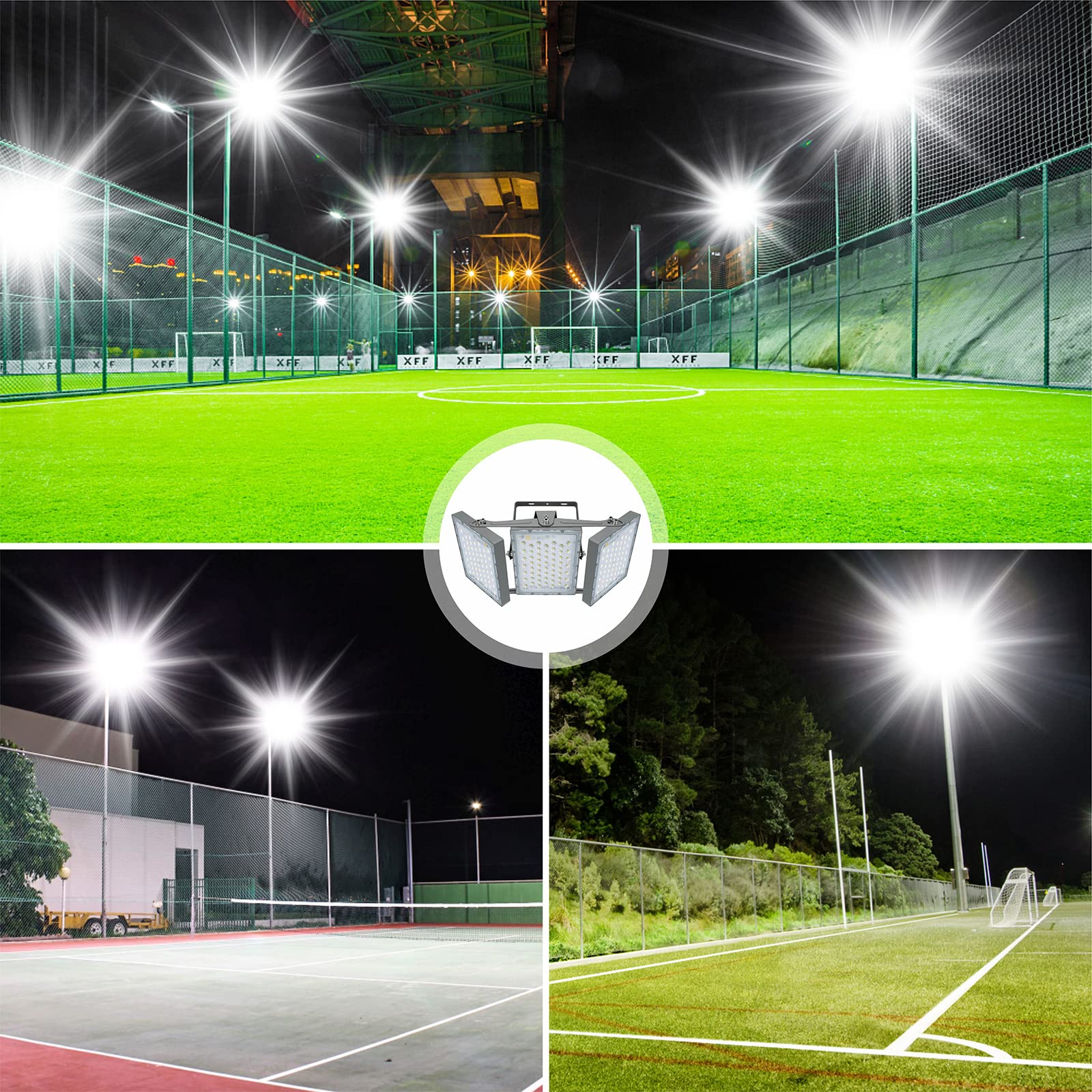 STASUN 300W LED Flood Light - 27000lm, 330° Angle, IP66 Waterproof, Daylight White - Model FL--112 for Outdoor Security & Area Lighting