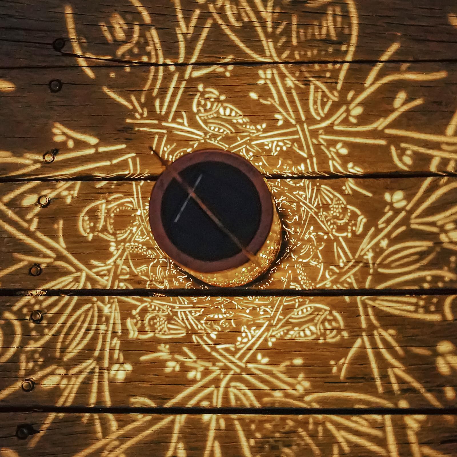 Solar Cardinal Lanterns Outdoor Hanging Decor Lantern,Waterproof Hollow Out Metal Decorative Garden Light,Graceful Decoration Fo