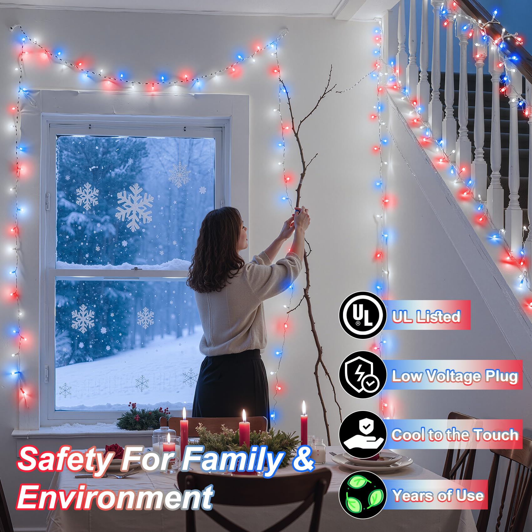 750 Led 240Ft Christmas String Lights Outdoor  12 Pro Modes And Timer Memory & Brightness  Plug In Waterproof Dark Green Wire Twinkle Light For For Xmas Yard Tree Wedding Party Decor Red White Blue