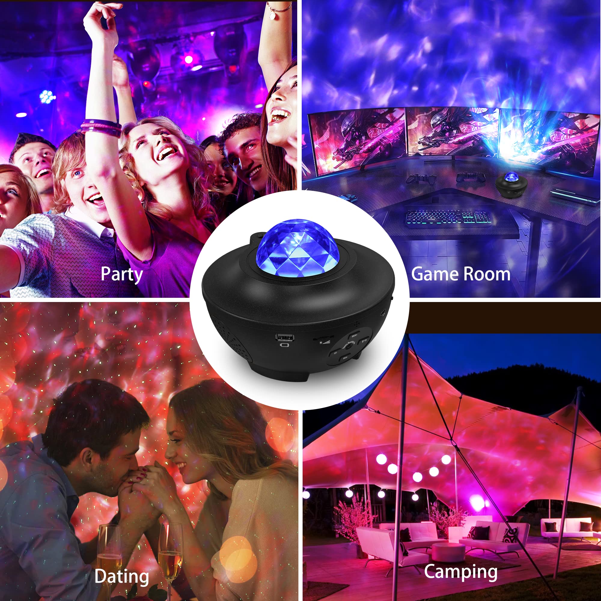 Galaxy Projector, Star Projector Night Light For Kids, Galaxy Light Projector For Bedroom, Star Light Projector Indoor, Star Pro