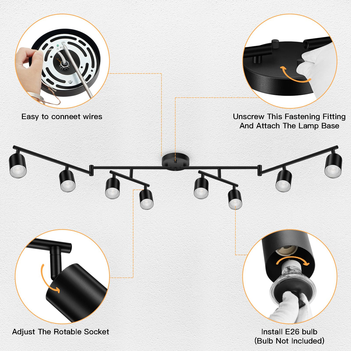 Black Track Lighting Fixture Ceiling, Modern Track Light Fixtures ...