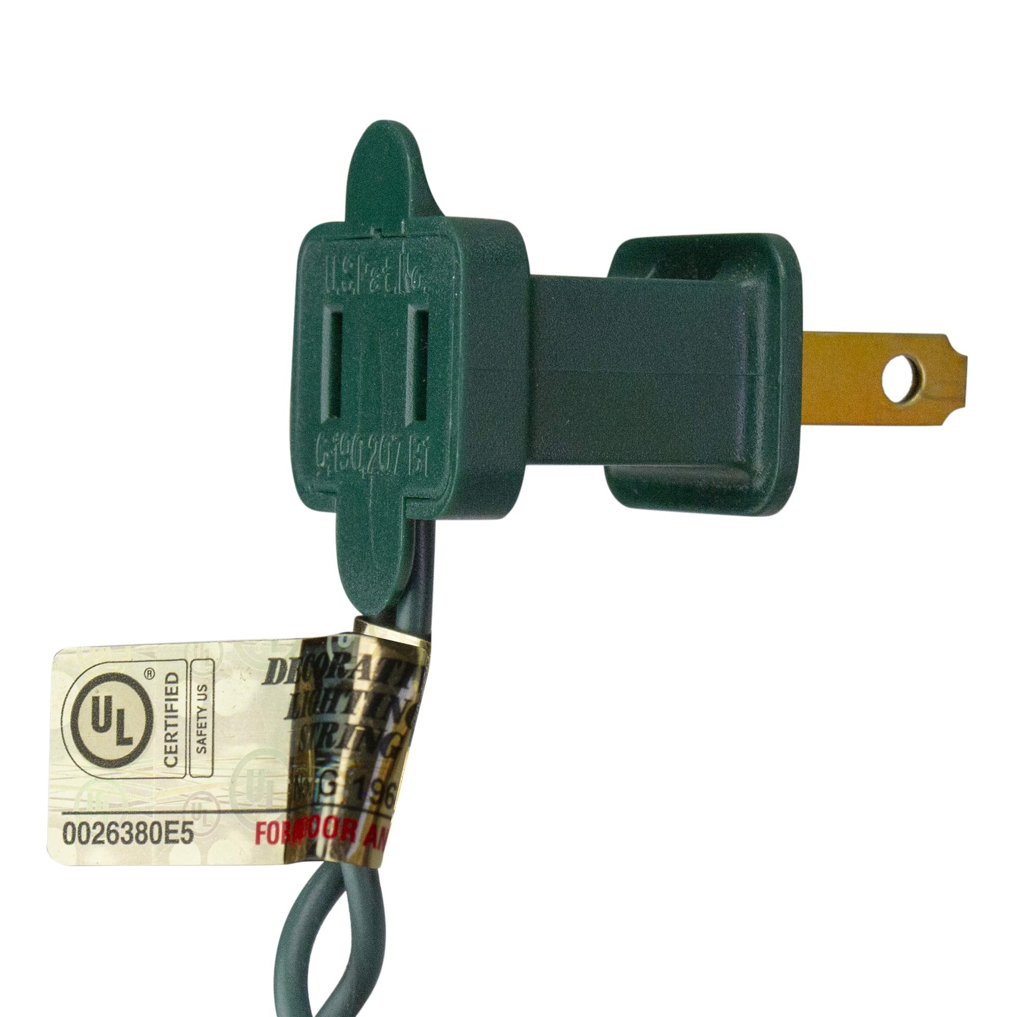 Northlight 50 Warm White LED Christmas Lights - 16.25 ft Green Wire, Plastic