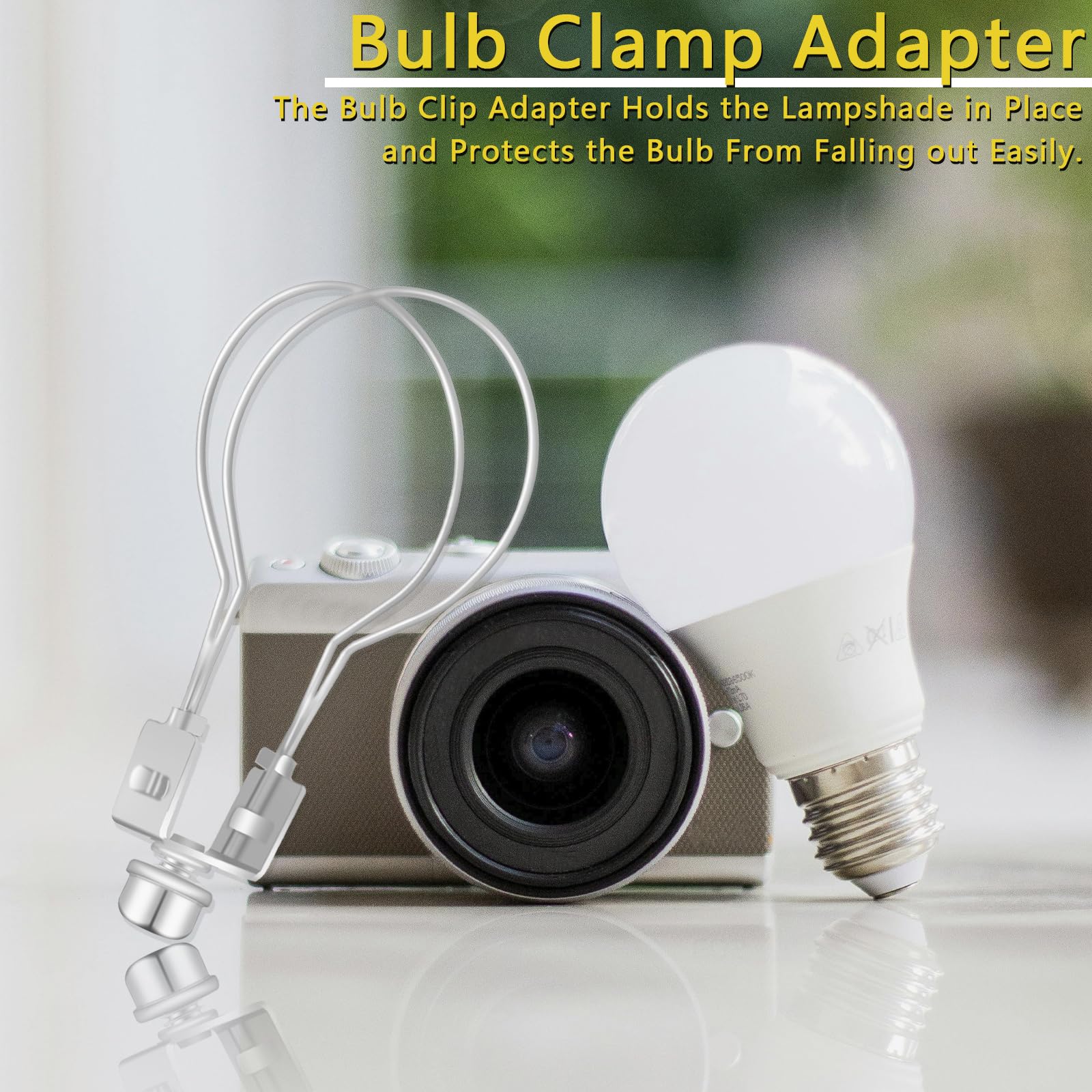 Oxdfk Clip-On Lampshade Adapter Kit, Nickel Color, Includes Finial & Levellers, Model Oxdfk