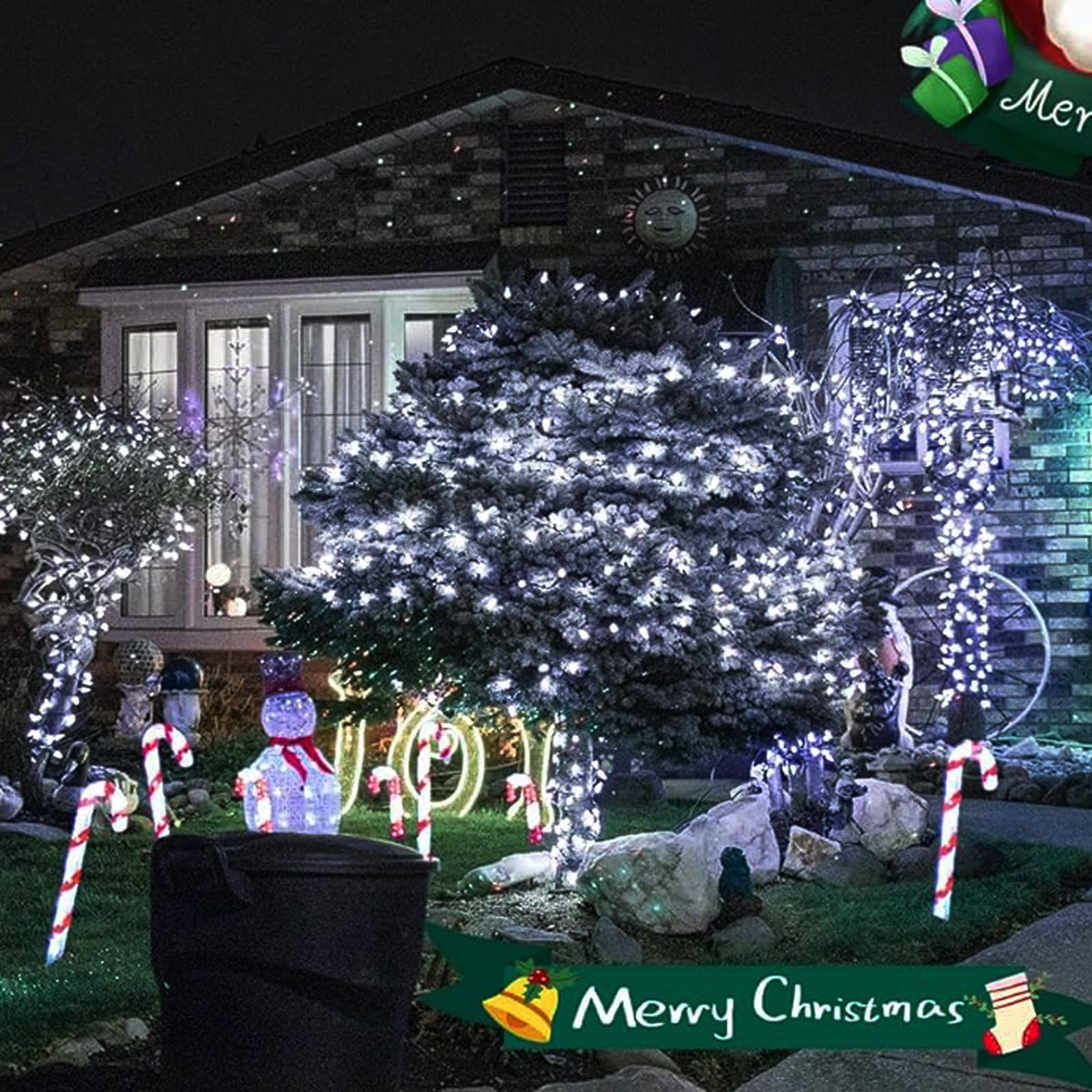 Fullbell 2 Pack Gothic Decor Black String Lights 33Ft 100 Led Memory Controller, Led Lights For Bedroom Gothic Home Decor Extend