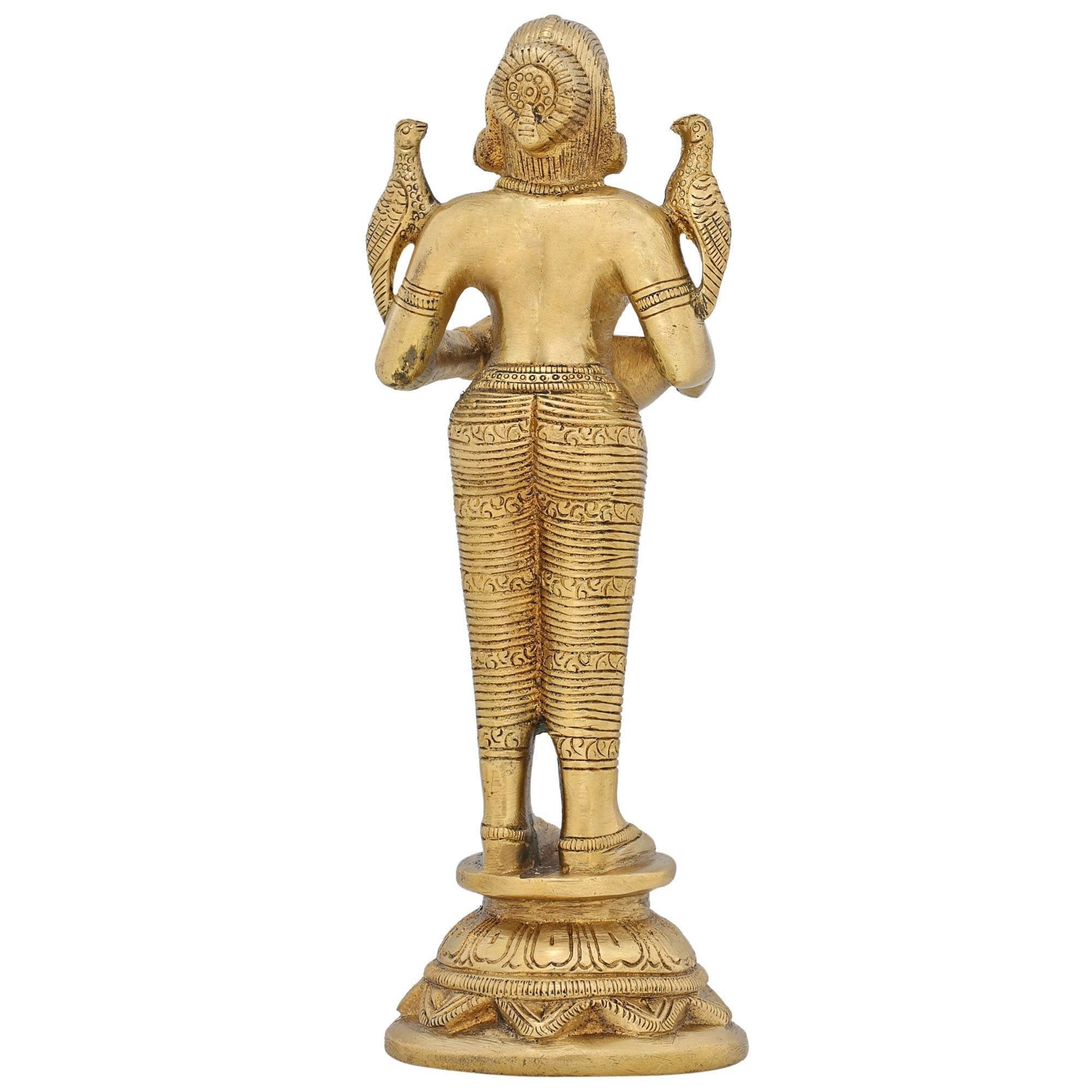 Deva Kanya From Hindu Mythology Holding A Diya
