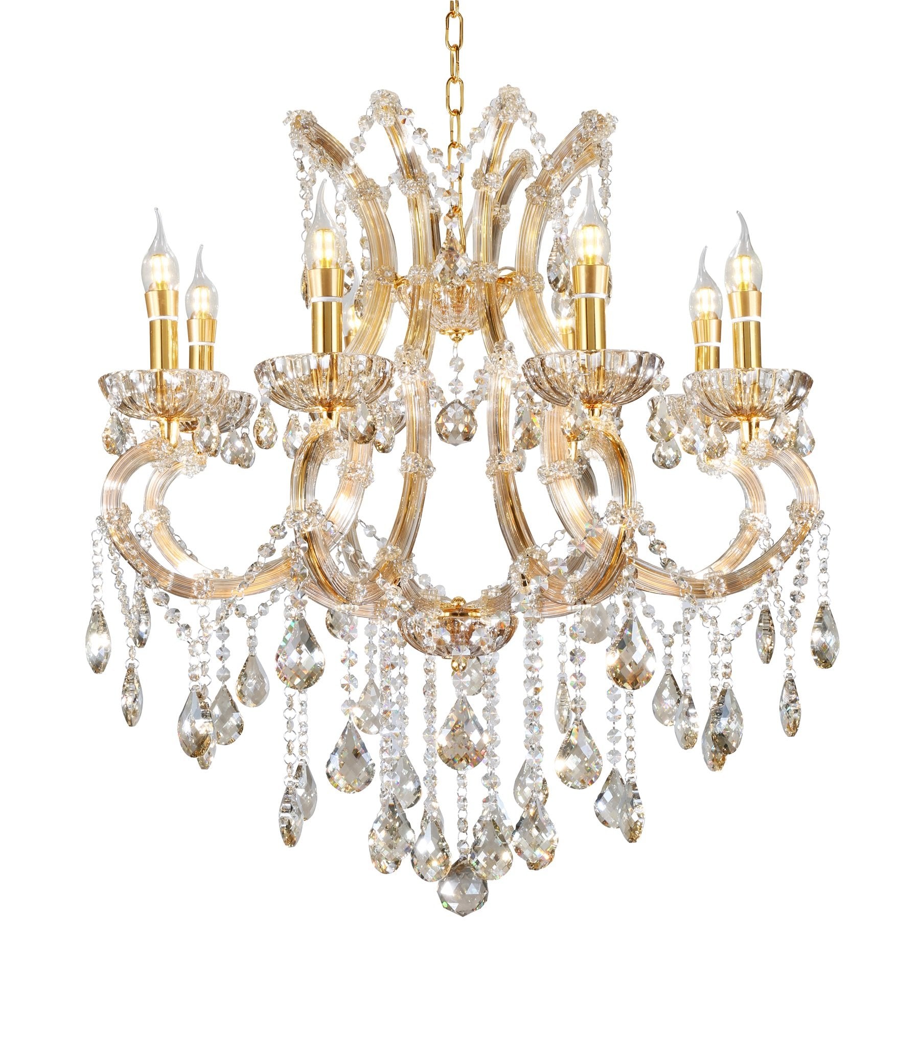 OK Lighting OK-5804H 22&quot; H Fleur Ceiling Lamp