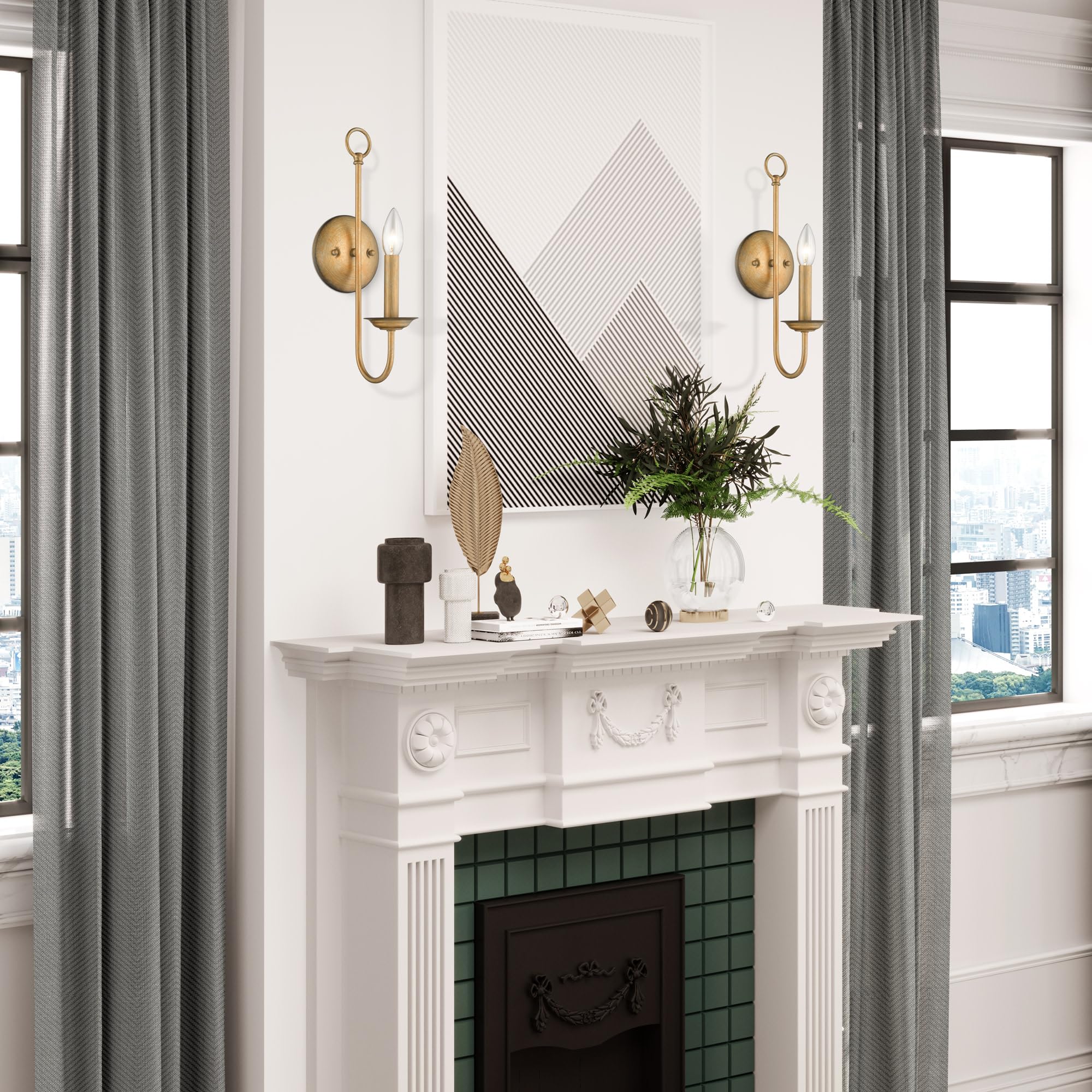 Livex Lighting 42681-07 Steel Wall Sconce For Home Decor; Stylish Wall Decor, 1 Light Fixture Bronze Finish