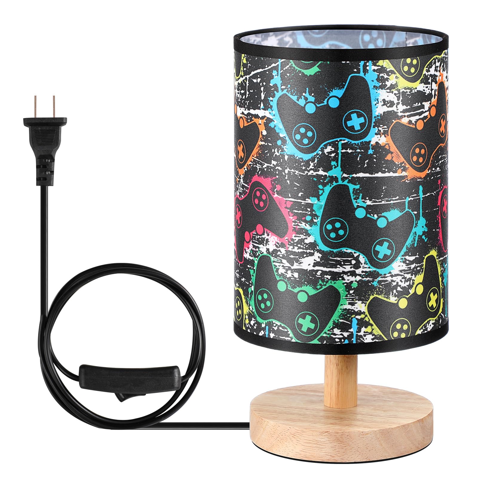 Glooglitter Video Game Table Lamp For Christmas Gifts 3 Colors Dimmable Lights 9.72 X 5.12 Inch Night Light Bedside Lamps Decoration For Bedroom Desk Birthday Gifts For Home Decor
