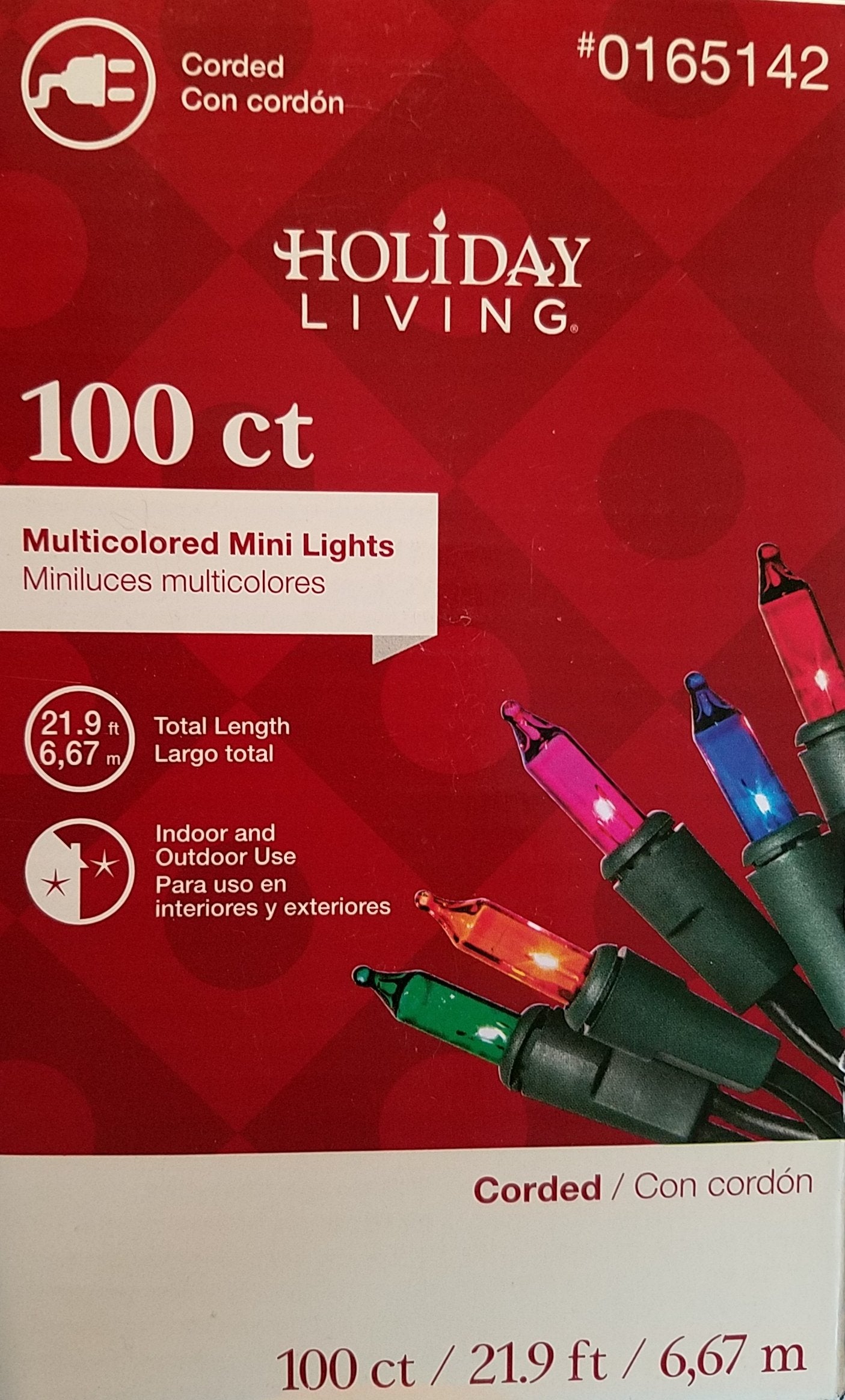 Holiday Living 100-Count Multi Mini Christmas Ornaments, Glass, Multicolor, Model 14201853