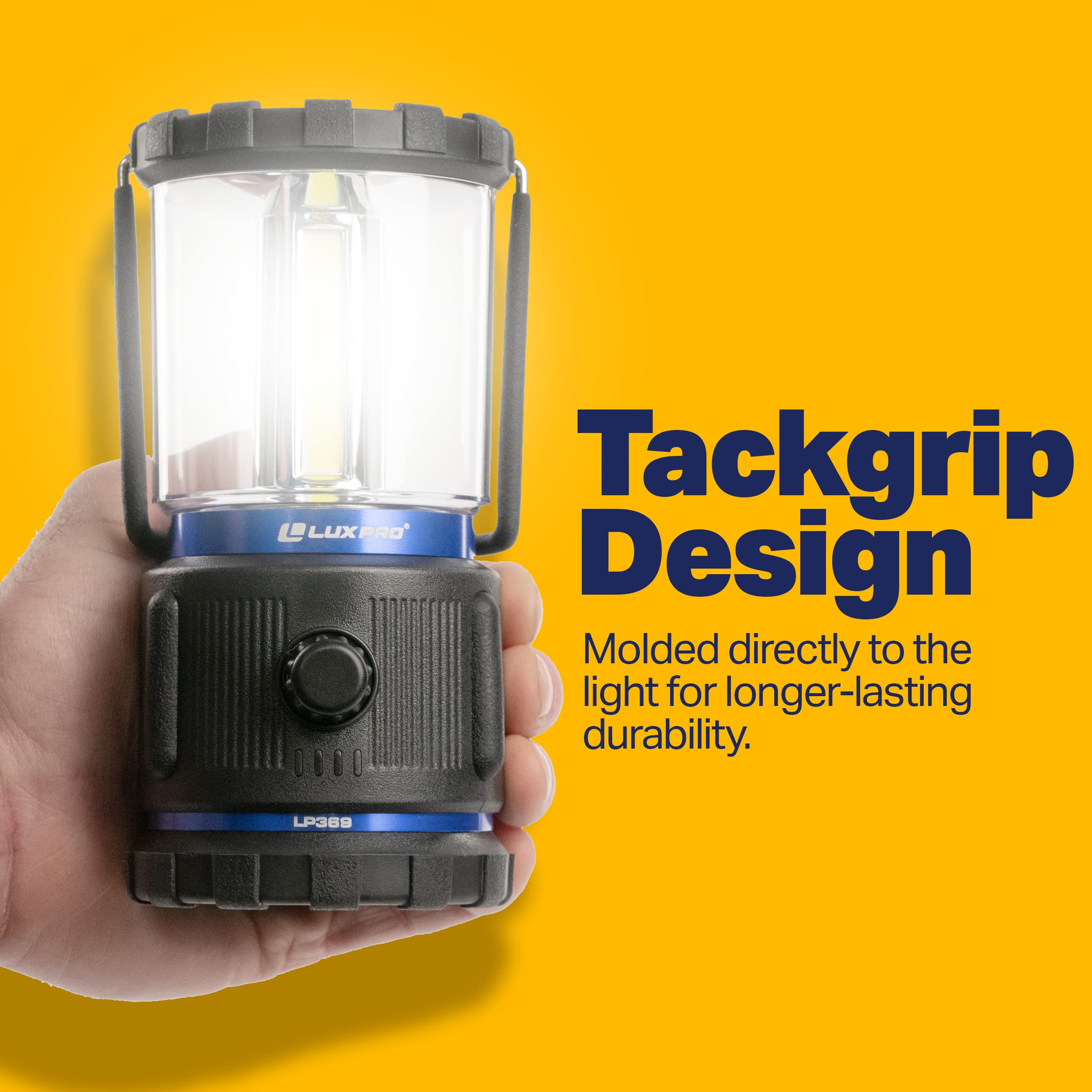 Luxpro 3C Rugged 750 Lumen Led Lantern - Battery Powered For Up To 90 Hours Of Use - Dimmable Led Light With Ipx4 Water-Resistant Rating