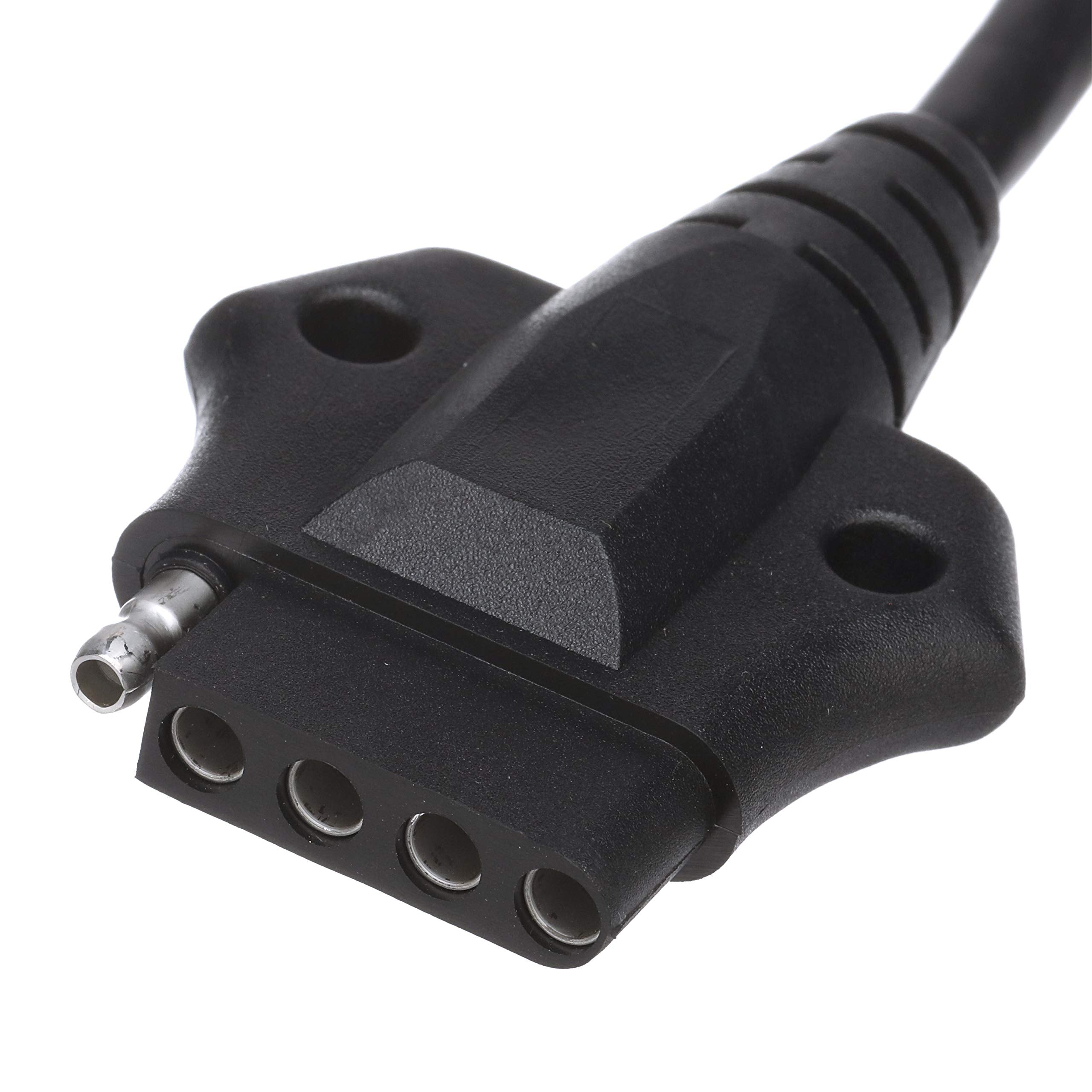 Seachoice 7-Way Round To 5-Way Flat Cable Adapter, Boat Trailer, 18 In.