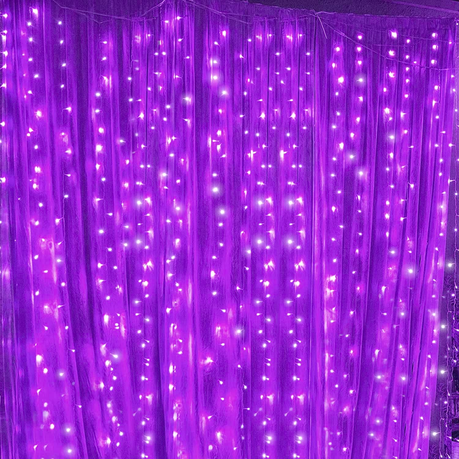 Twinkle Star LED String Light for Indoor Outdoor Decoration, 300 LED, 6 Inches, Purple, Model X4