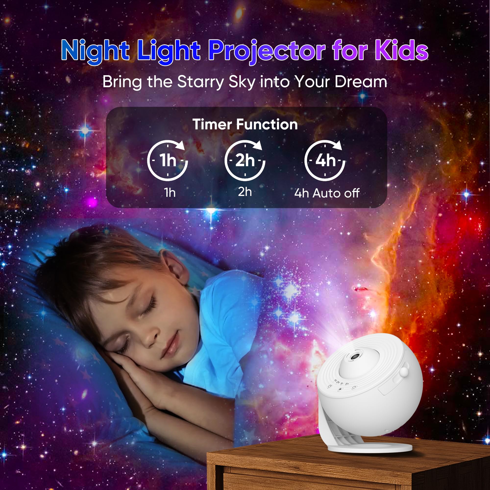 Xeefeel Star Projector, 13 In 1 Hd Galaxy Projector For Bedroom, 360 Rotating Planetarium Projector With 1H 2H Timer And Simple