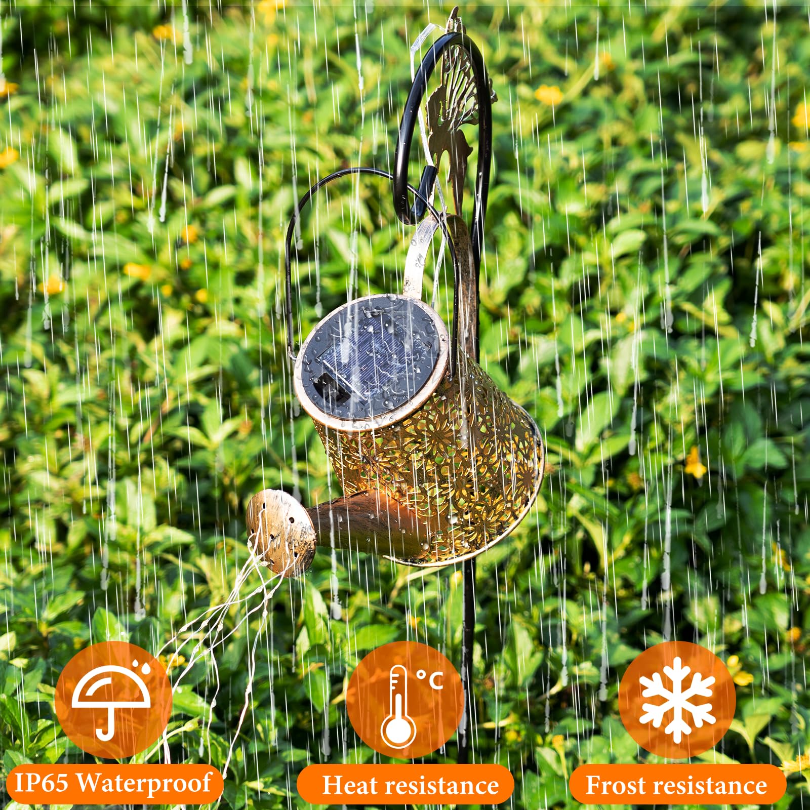 Srnpmiu Solar Watering Can Light,Solar Outdoor Decorative,Garden Decor Lights For Yard,Ip65 Waterproof Hanging Lantern Landscape