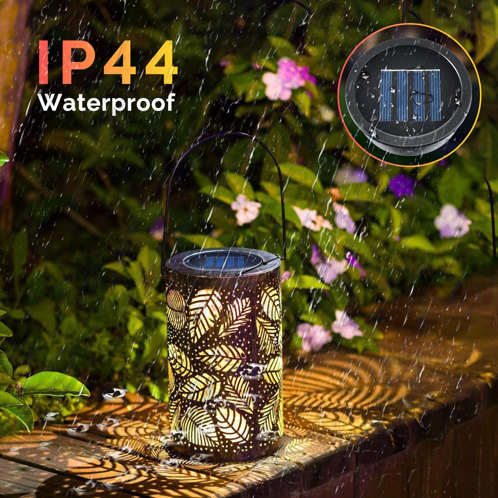 Eluteng Solar Light Replacement Top 4 Pack (Top Size 2.76 Inch, Bottom Size 2.42 Inch) Led Solar Lantern Light Lids Outdoor Wate