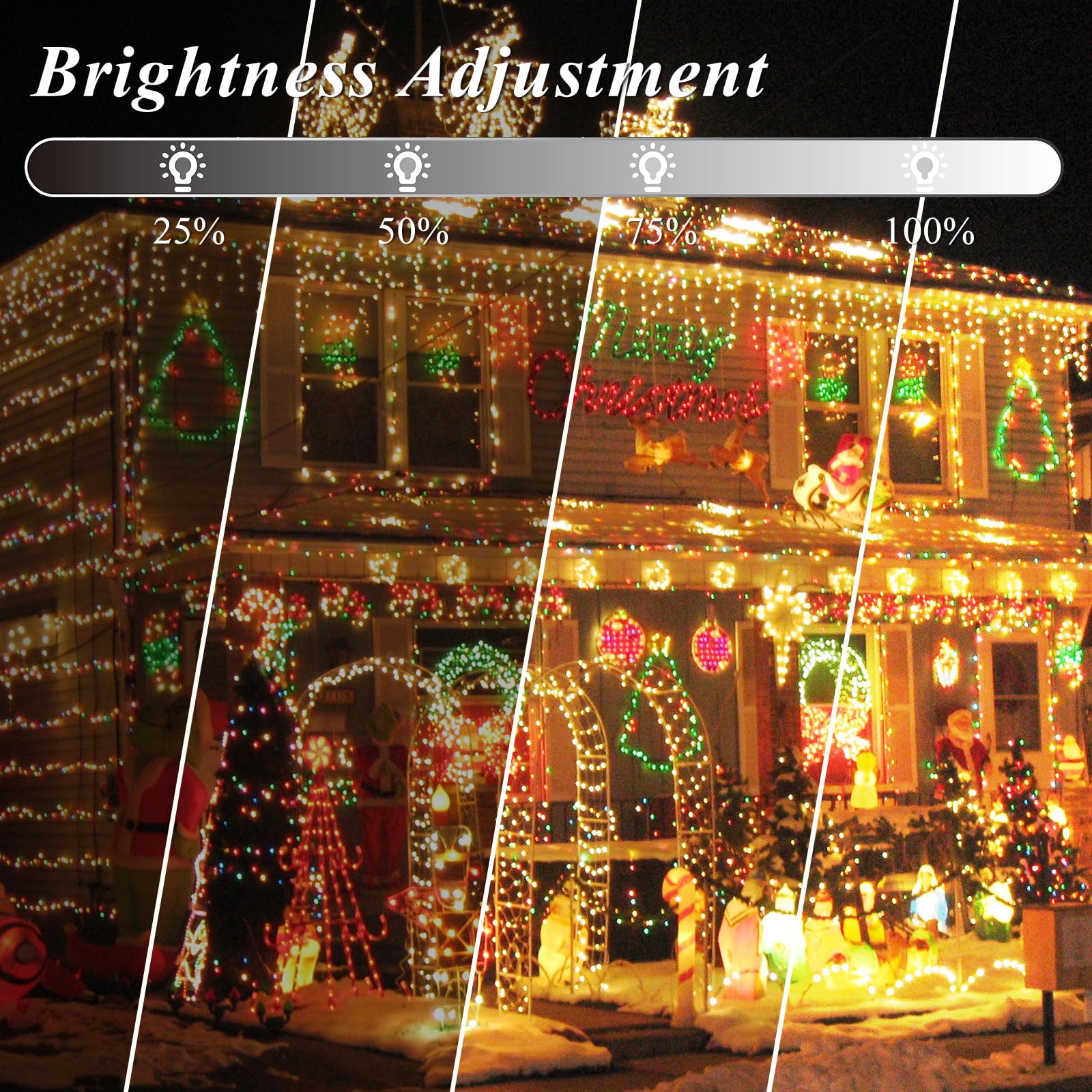 300 Led Color Changing Christmas Lights  35 Colors 98Ft String Lights Halloween Decorations  Waterproof Twinkle Fairy Light Clear Wire For Bedroom Indoor Outdoor Holiday Xmas Tree Wedding Party