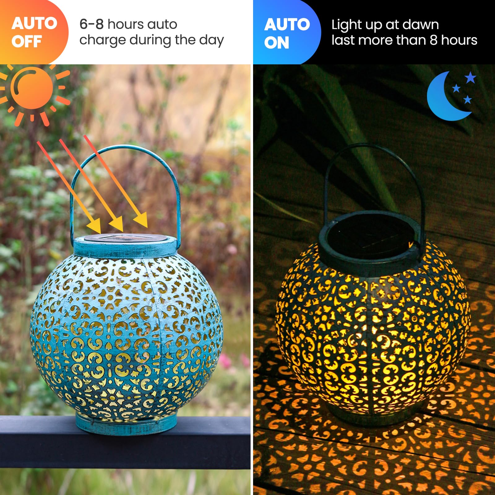 Suggant 4 Pack Solar Light Replacement Tops, Waterproof LED for Lanterns, 3.23 Diameter - Black, Ideal for Outdoor Garden & Pathway Decor