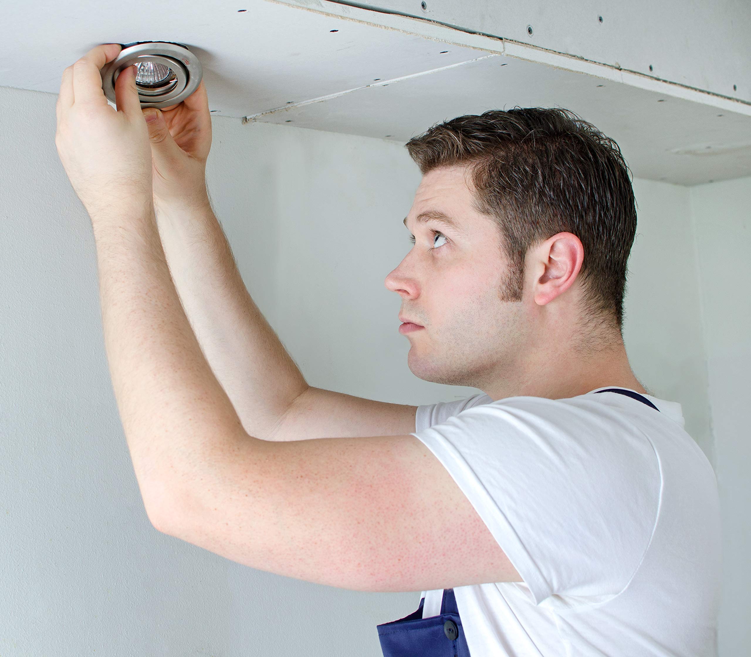 10 Pack Clear Dimmable T4 Q50/Gy6.35/Cl/120V Gy6.35 Jcd 50 Watt 50W 120 Volt Halogen Light Bulb Electric Wax Melter Plug In Warmer Aroma Tart Under Counter Lighting Kitchen Bathroom Mirror Ceiling Cl