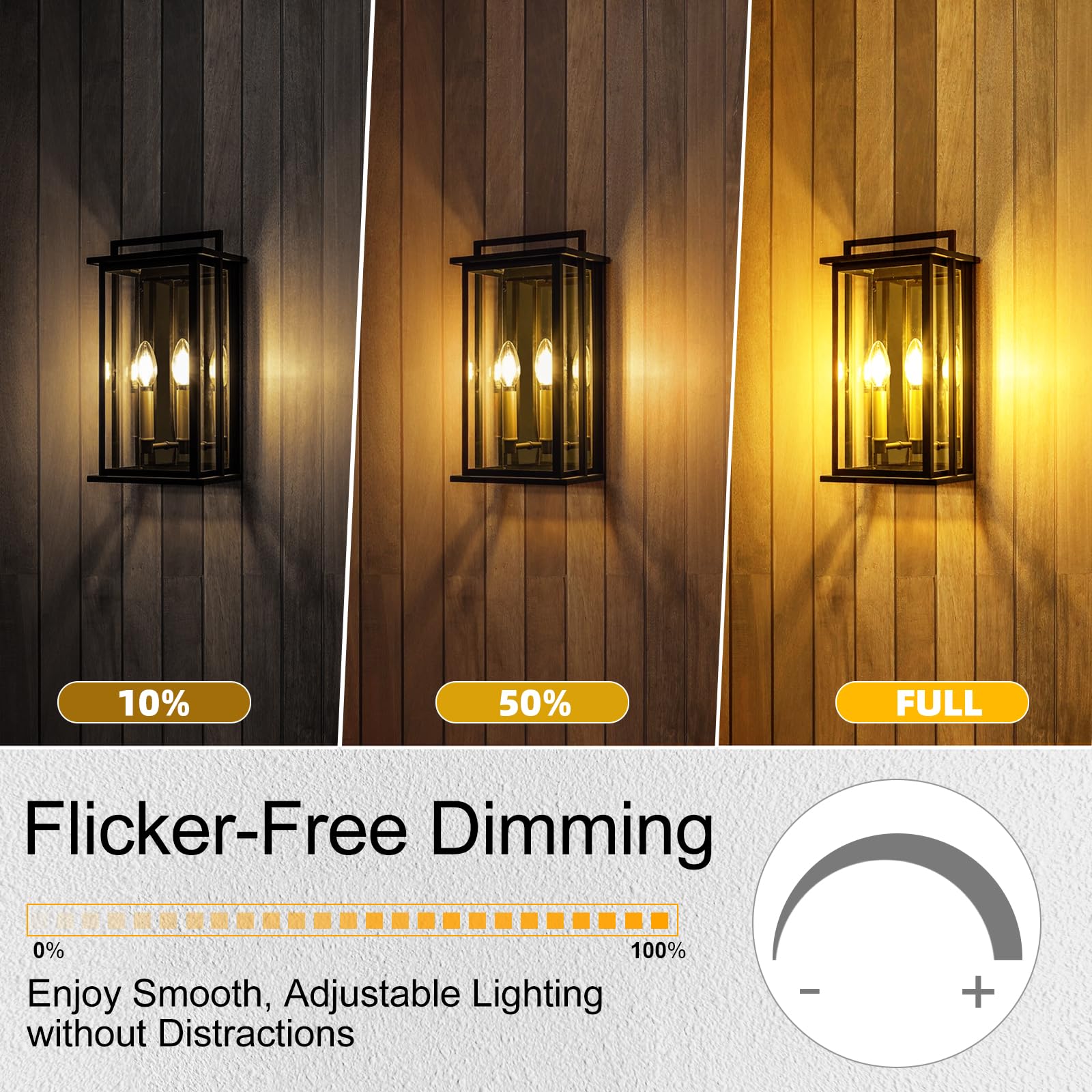 Gvvoohome E12 Candelabra Bulb 40 Watt, E12 Led Bulb Dimmable Chandelier Light Bulbs, B10 Candle Light Bulbs 2700K Soft White, 90
