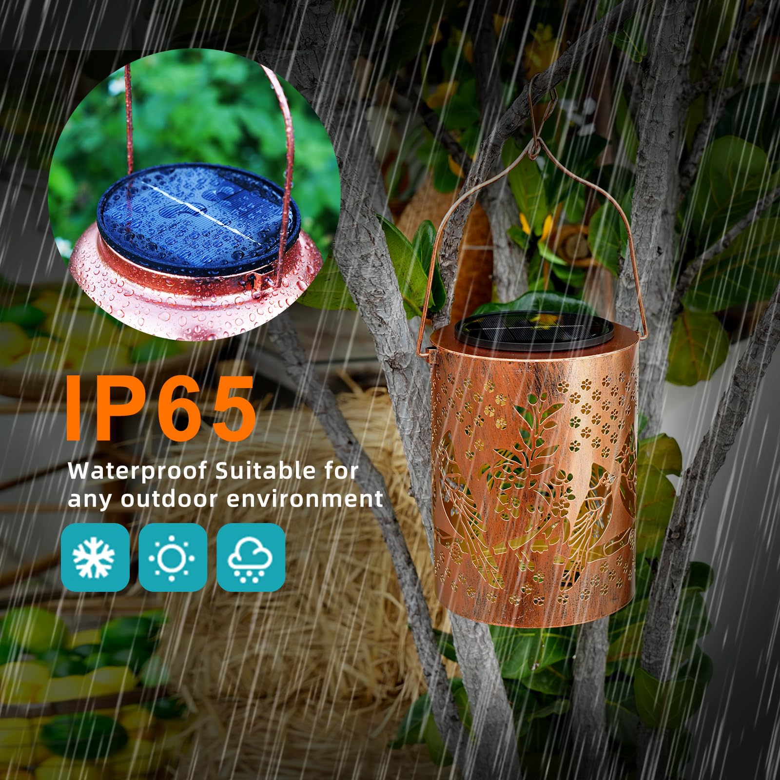 Upgraded 13.4'' Large Cardinal Solar Lanterns Outdoor With Long-Lasting 2000Mah Battery - Thoughtful Gift For Women Mom Grandma