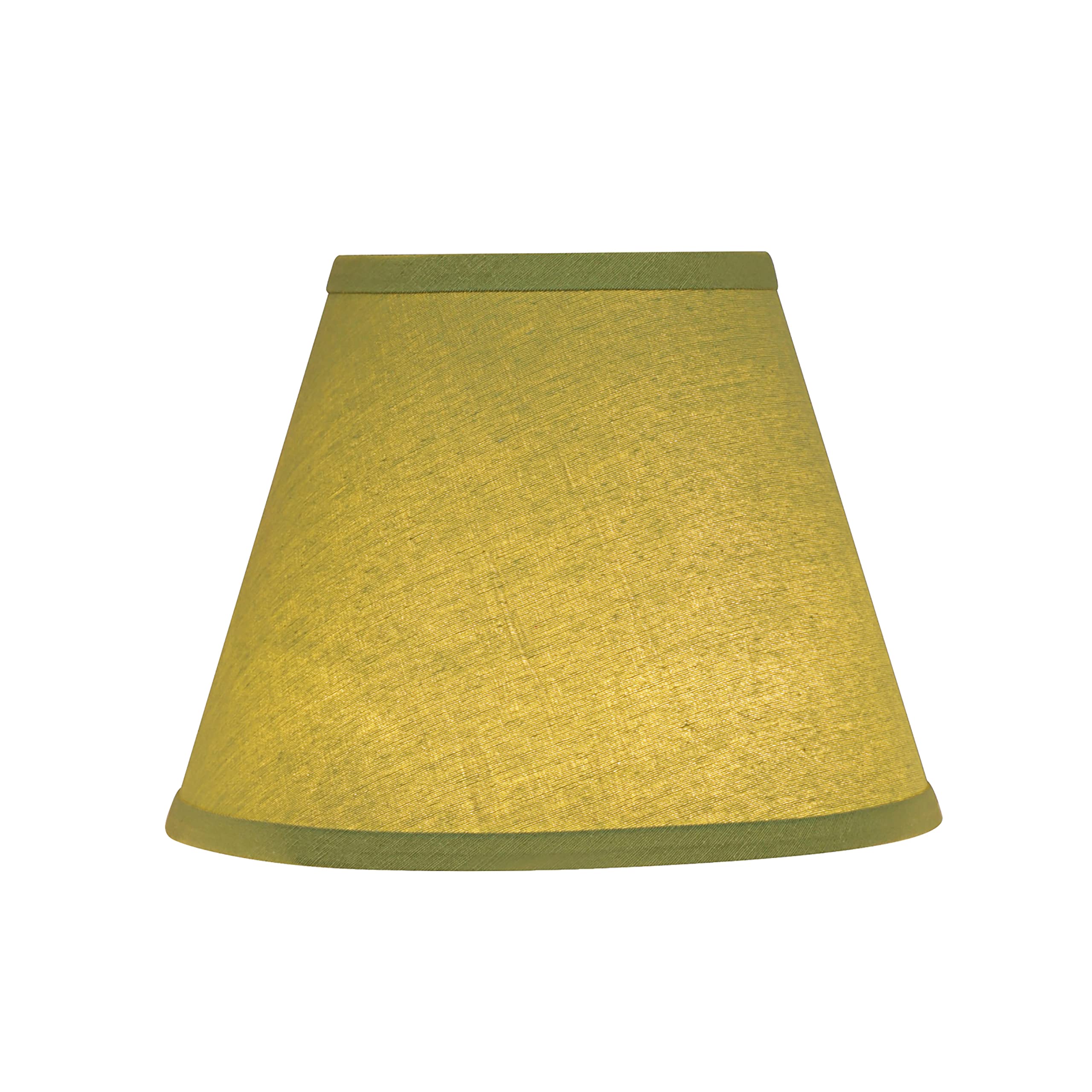 Aspen Creative 58905A, Empire Uno Lamp Shade, Lime Green, 5'' Top X 9'' Bottom X 7'' Slant Height, Slip Uno 33Mm