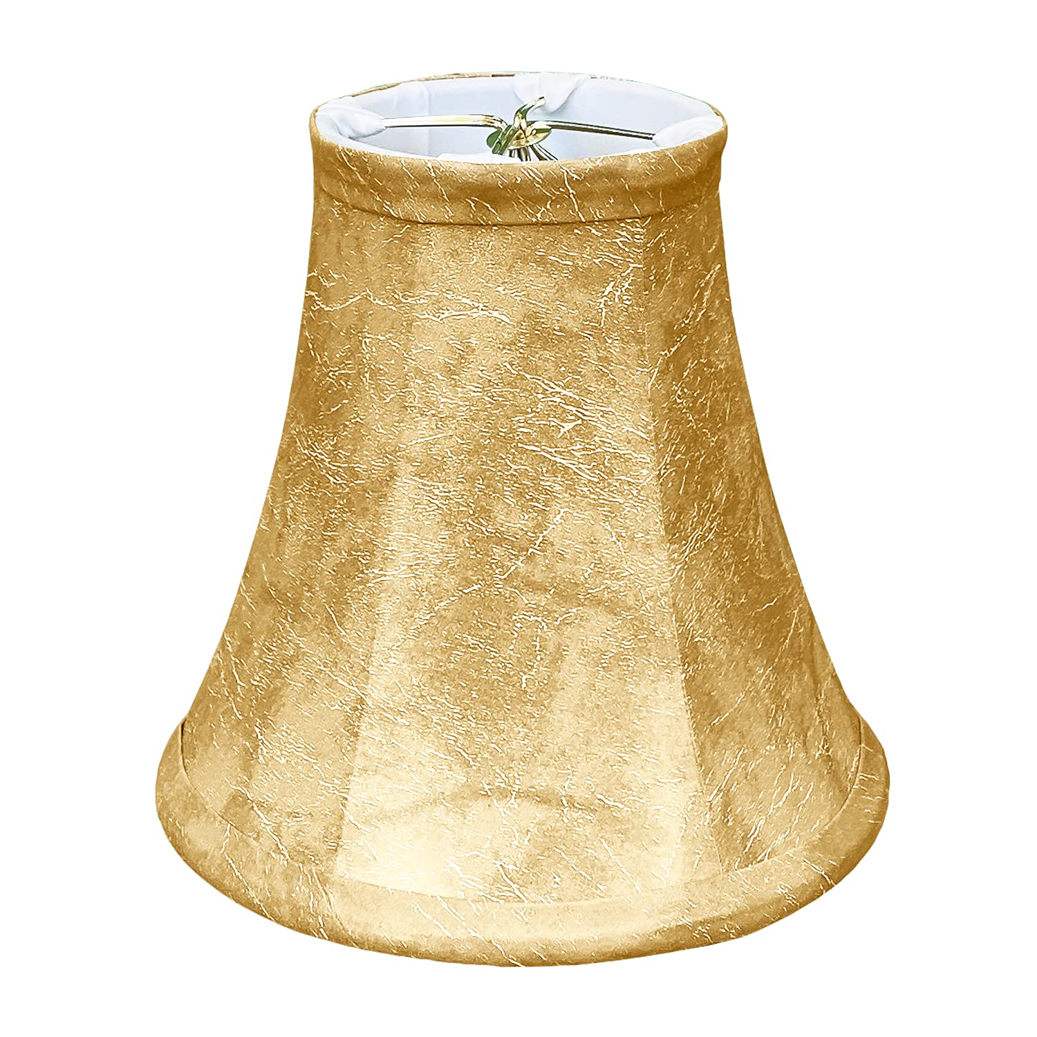 Royal Designs, Inc. &quot;True Bell Lamp Shade with Round Clip, Mouton, 4&quot;&quot; x 8&quot;&quot; x 7.25&quot;&quot;&quot; (BS-704RC-8MT)